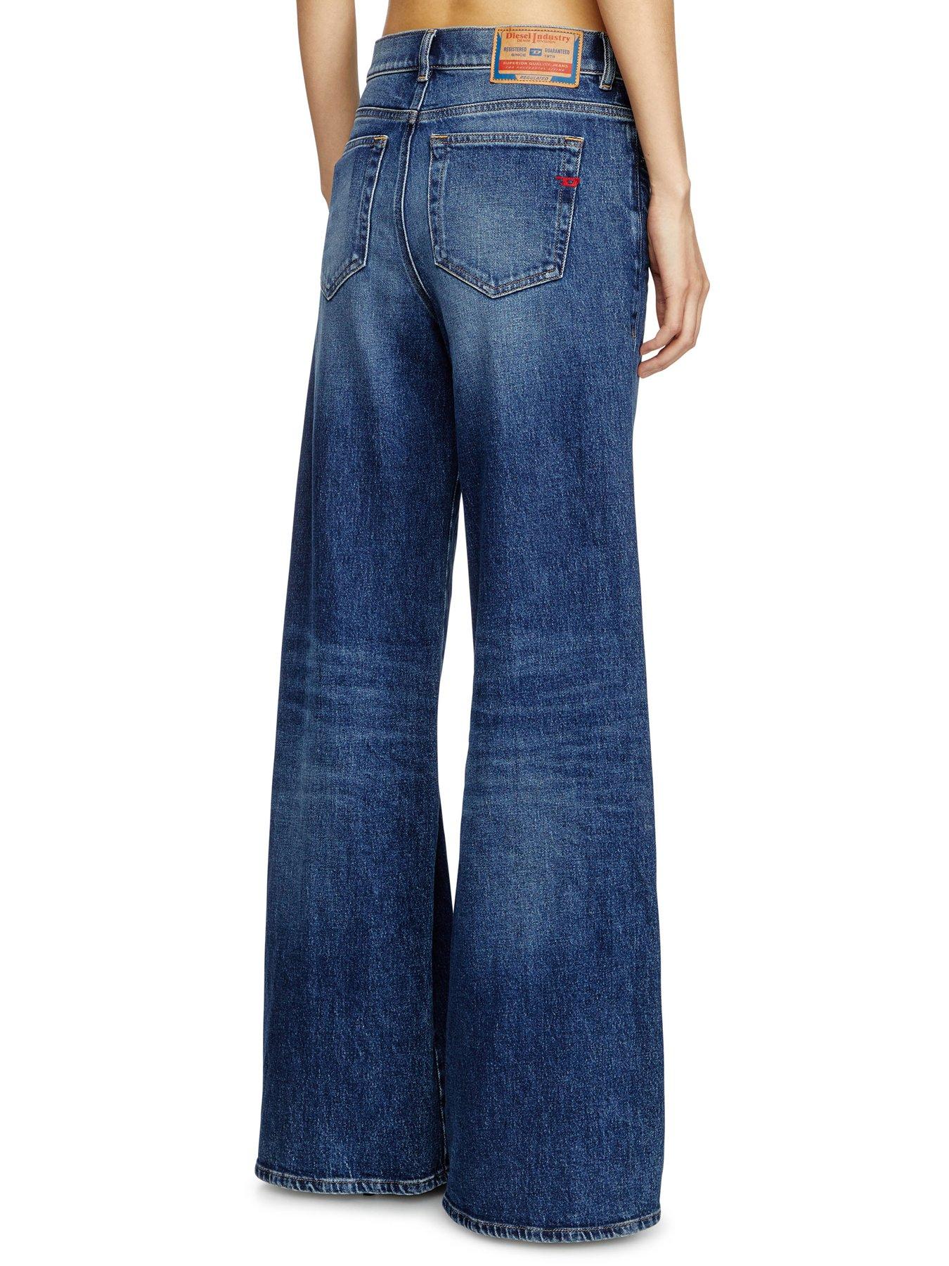 Image 2 of 5 of Diesel 1978 D-Akemi Wide Leg Jeans - Dark Wash