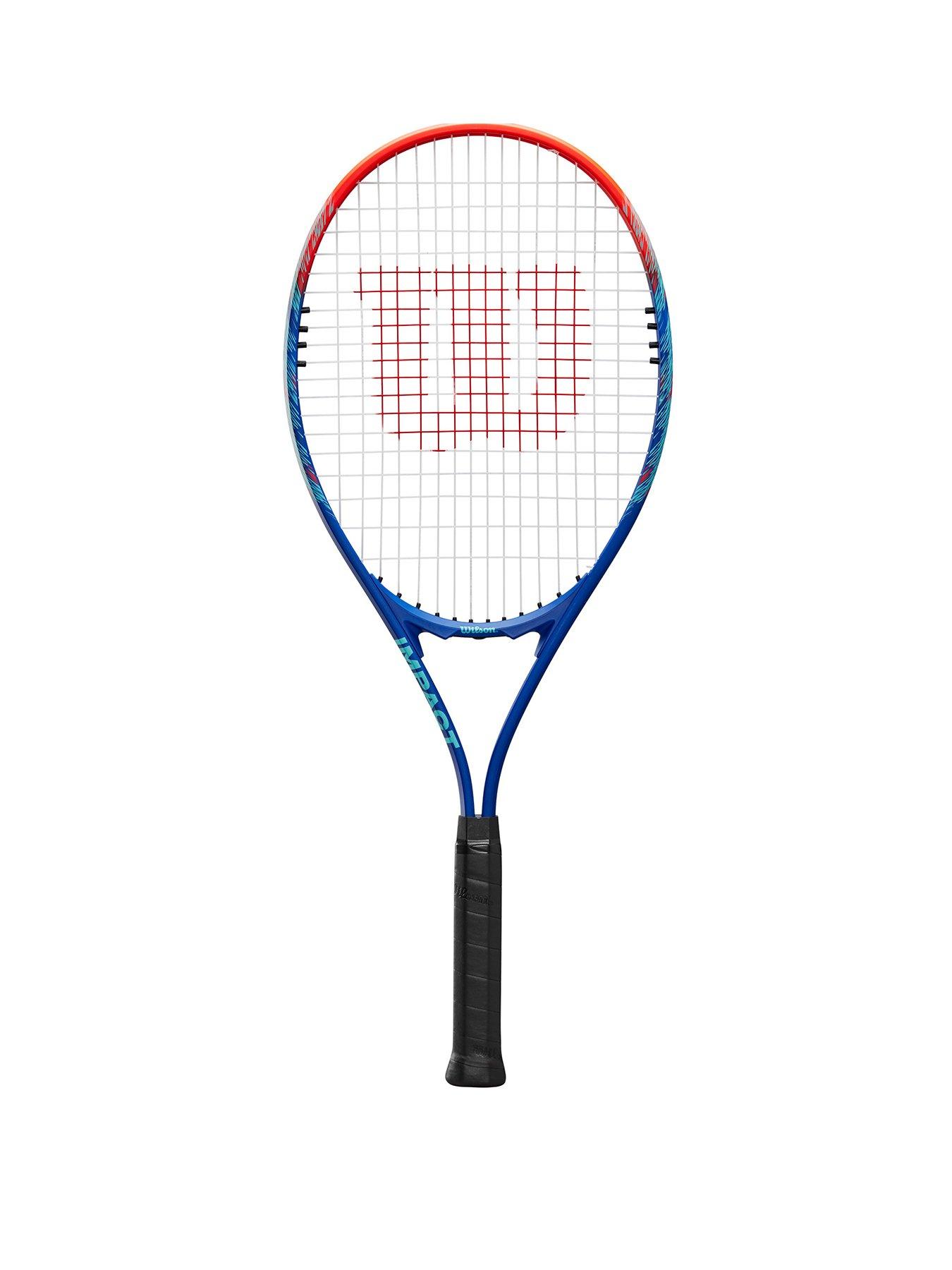 Image 1 of 3 of Wilson Impact Adult Tennis Racket - size 2 - Blue