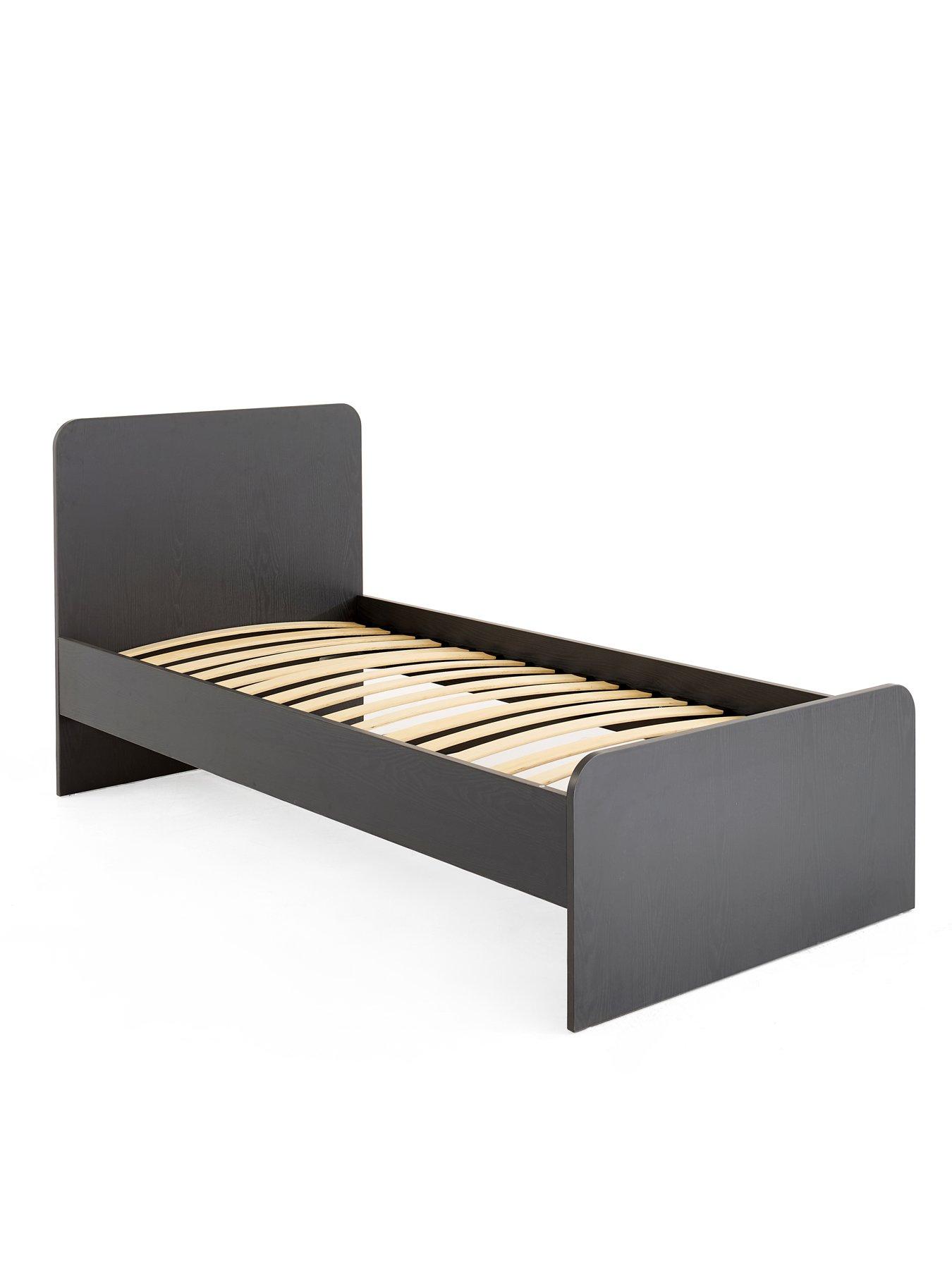 Image 3 of 6 of Very Home Aspen Children's Single Bed with Mattress Options (Buy &amp; SAVE!) - Grey