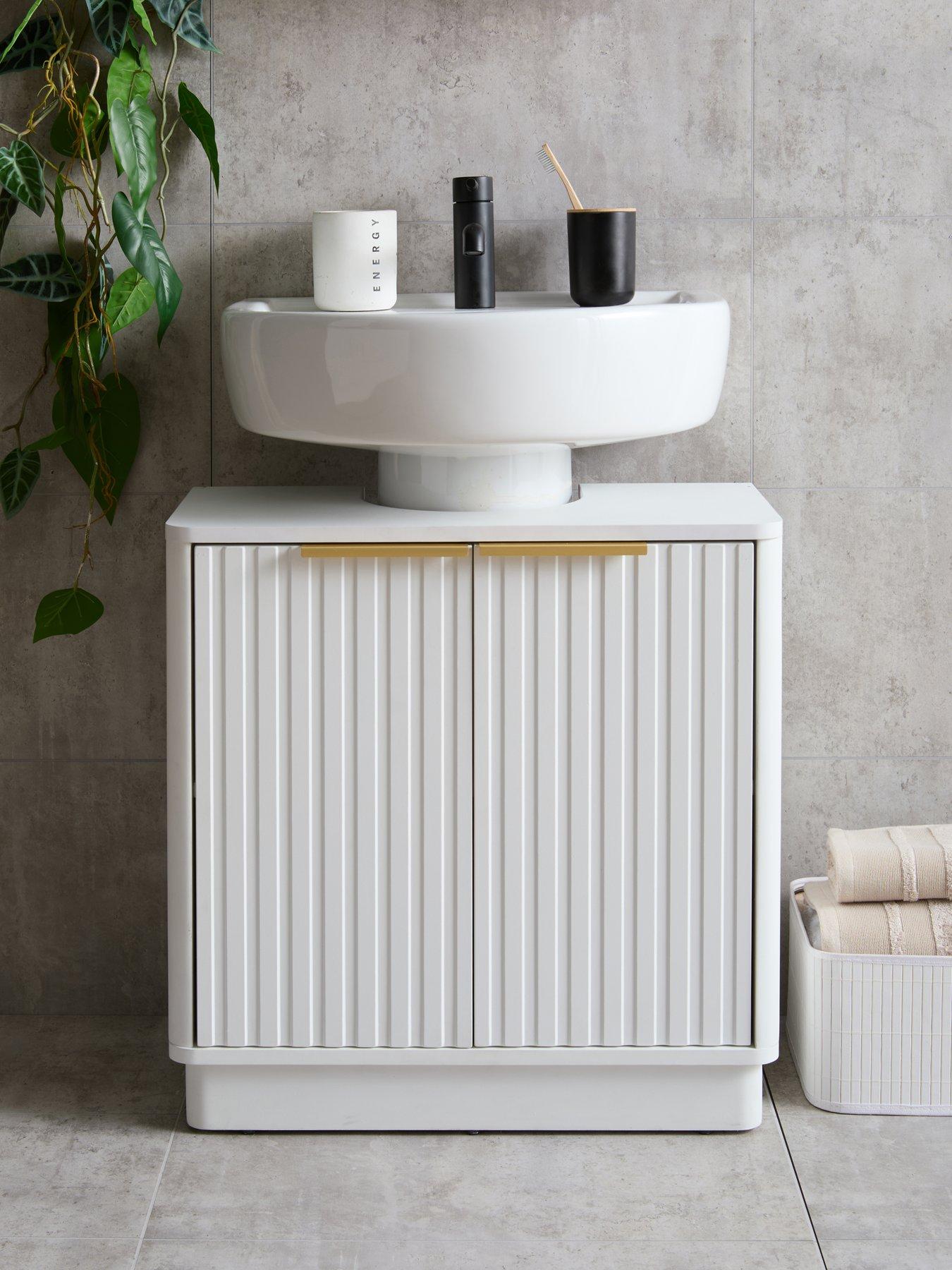 The Very Collection Maeva Fluted Under Sink Cabinet - FSC® Certified