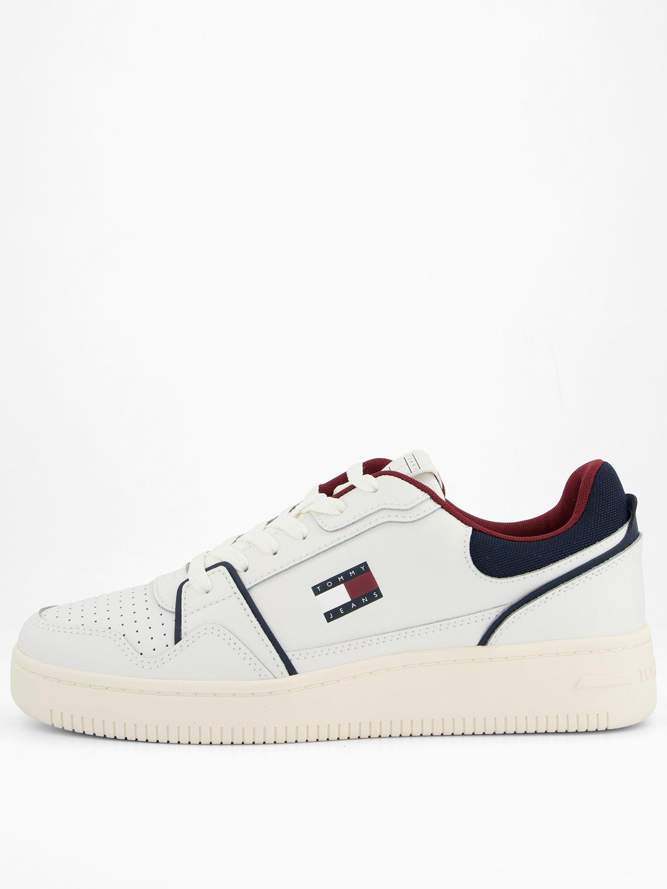 Image 1 of 7 of Tommy Jeans Tjm Retro Basket Trainers - White