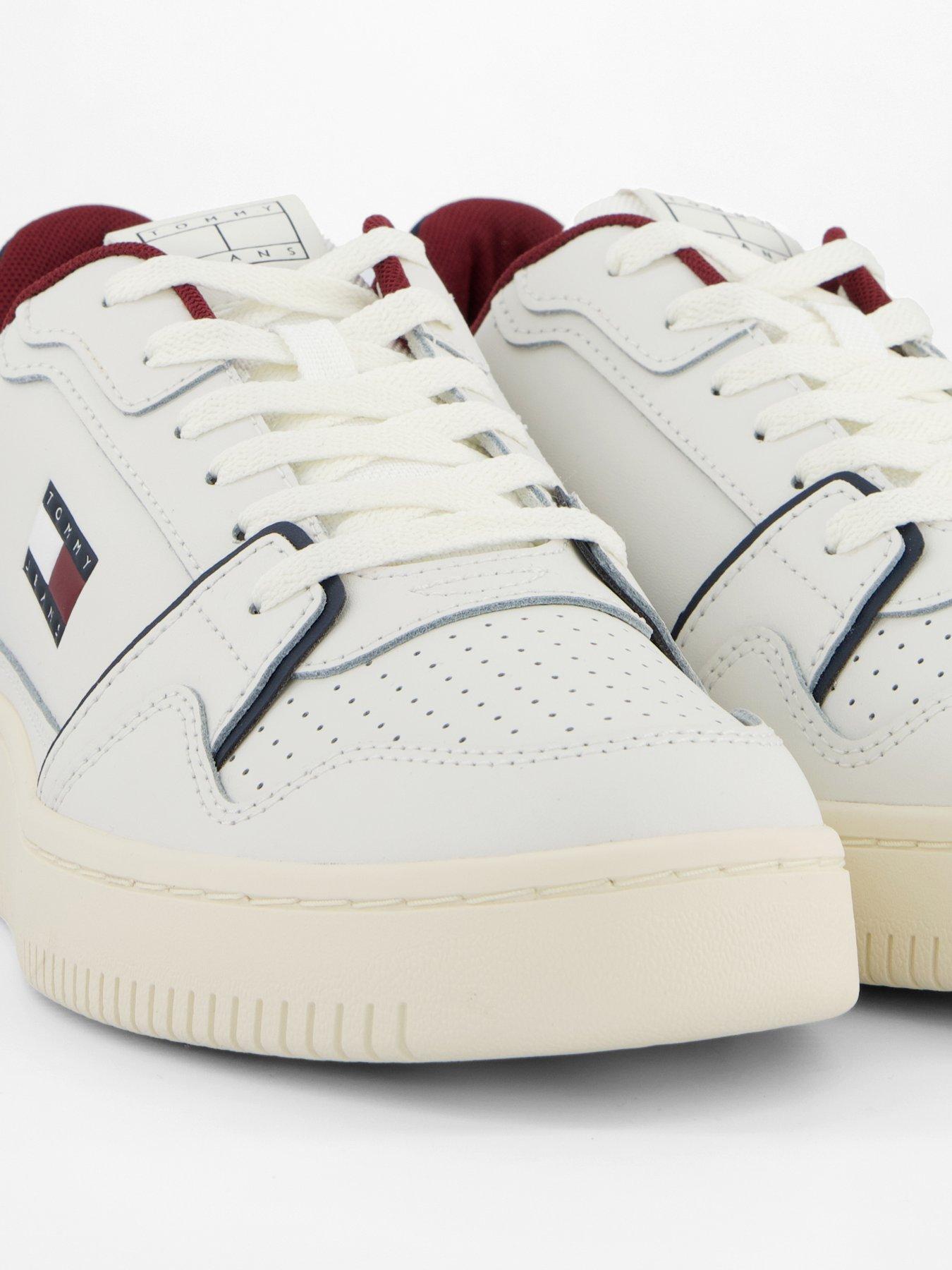 Image 6 of 7 of Tommy Jeans Tjm Retro Basket Trainers - White