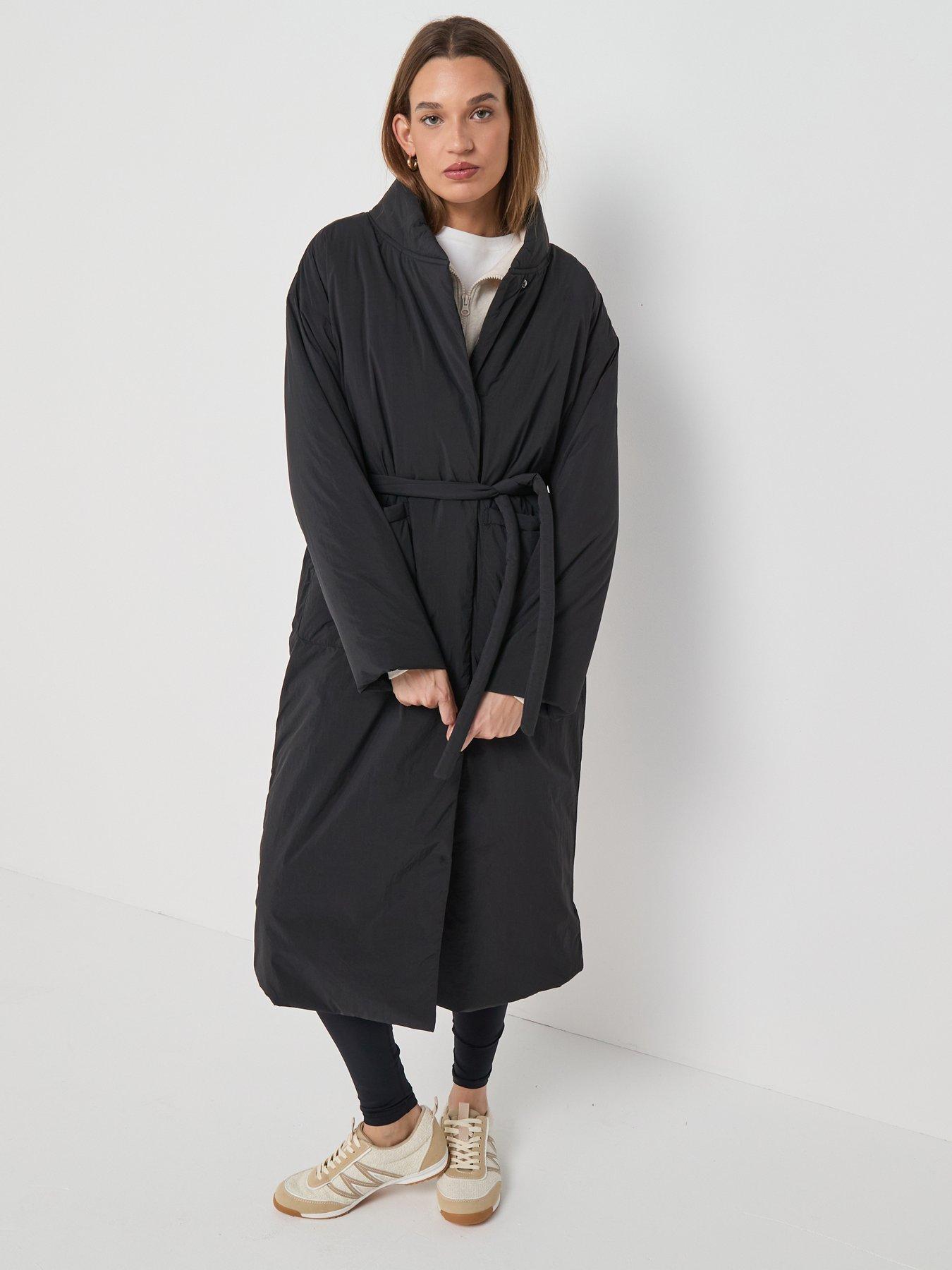 Only Onllara Plain Long Coat - Black