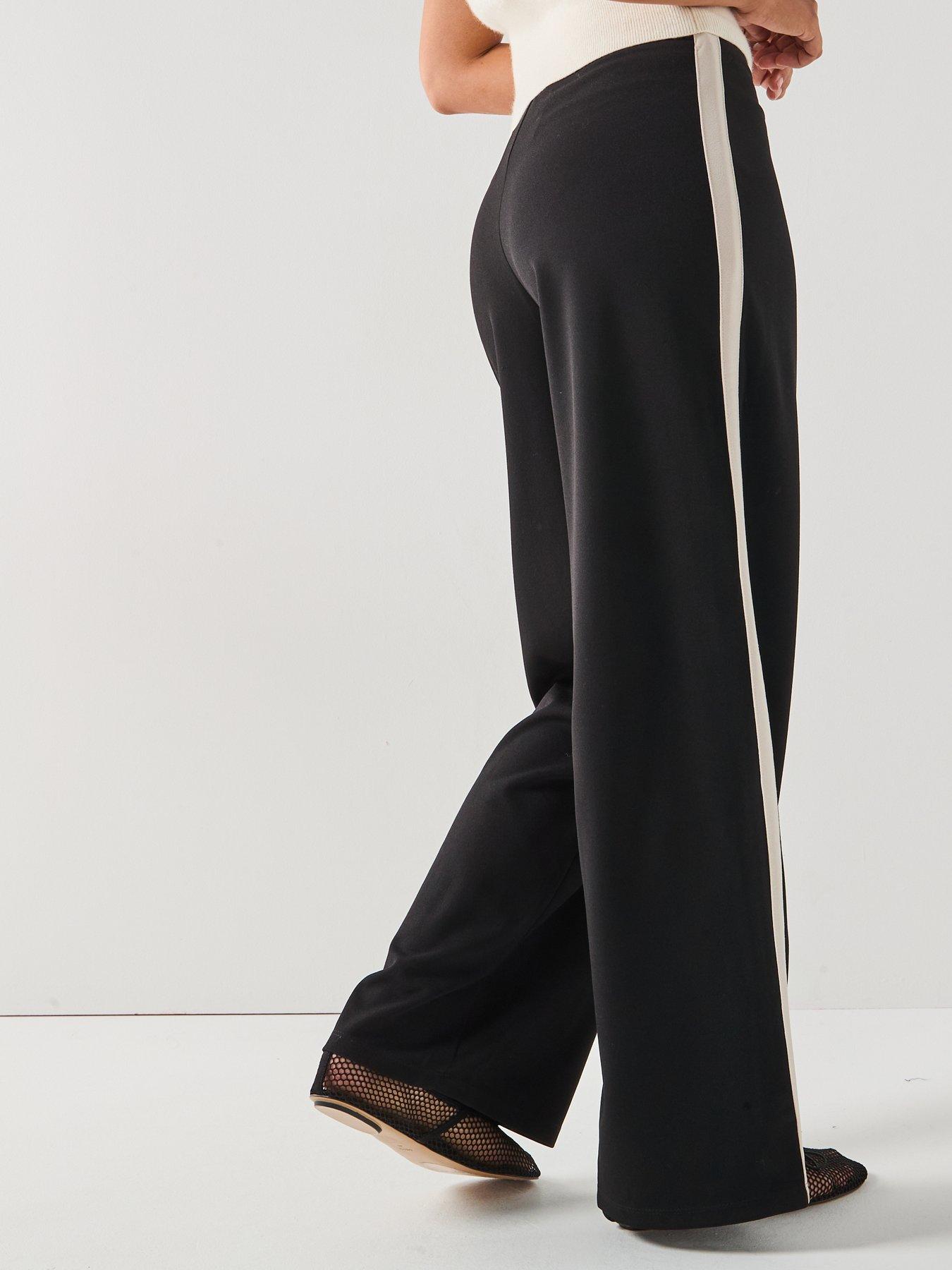 Image 2 of 6 of JDY Wide Panel Trousers- Black
