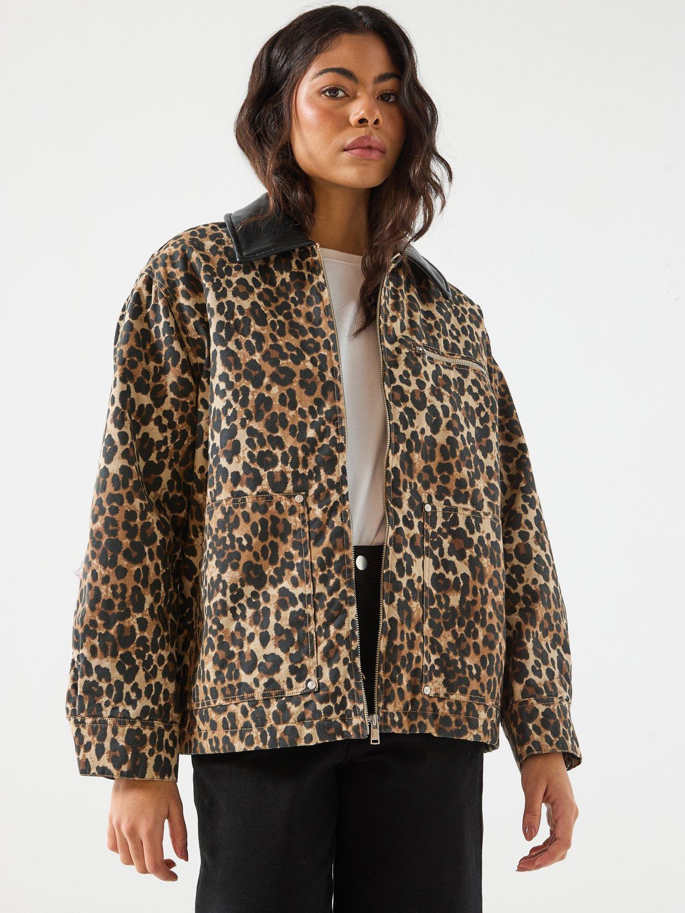 Only Canvas Pu Collar Jacket - Multi