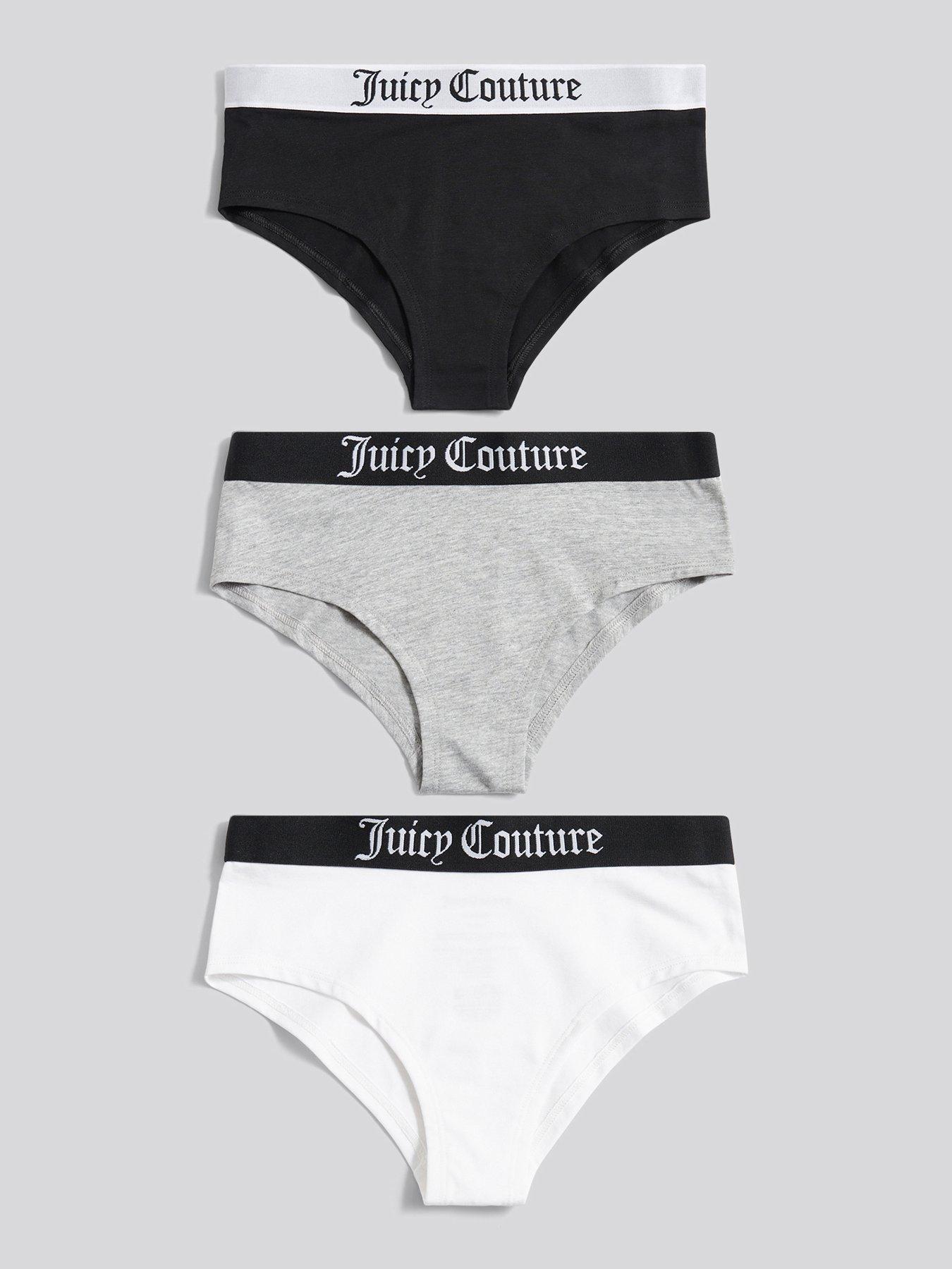 undefined Girls 3 Pack Hipster Briefs - Black