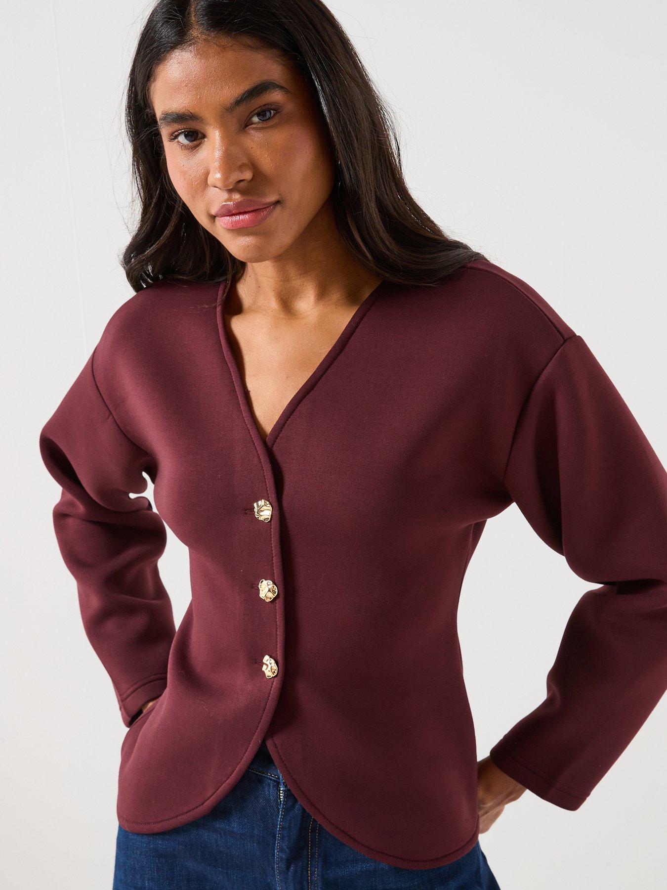 only-naomi-long-sleeve-cardigan-red