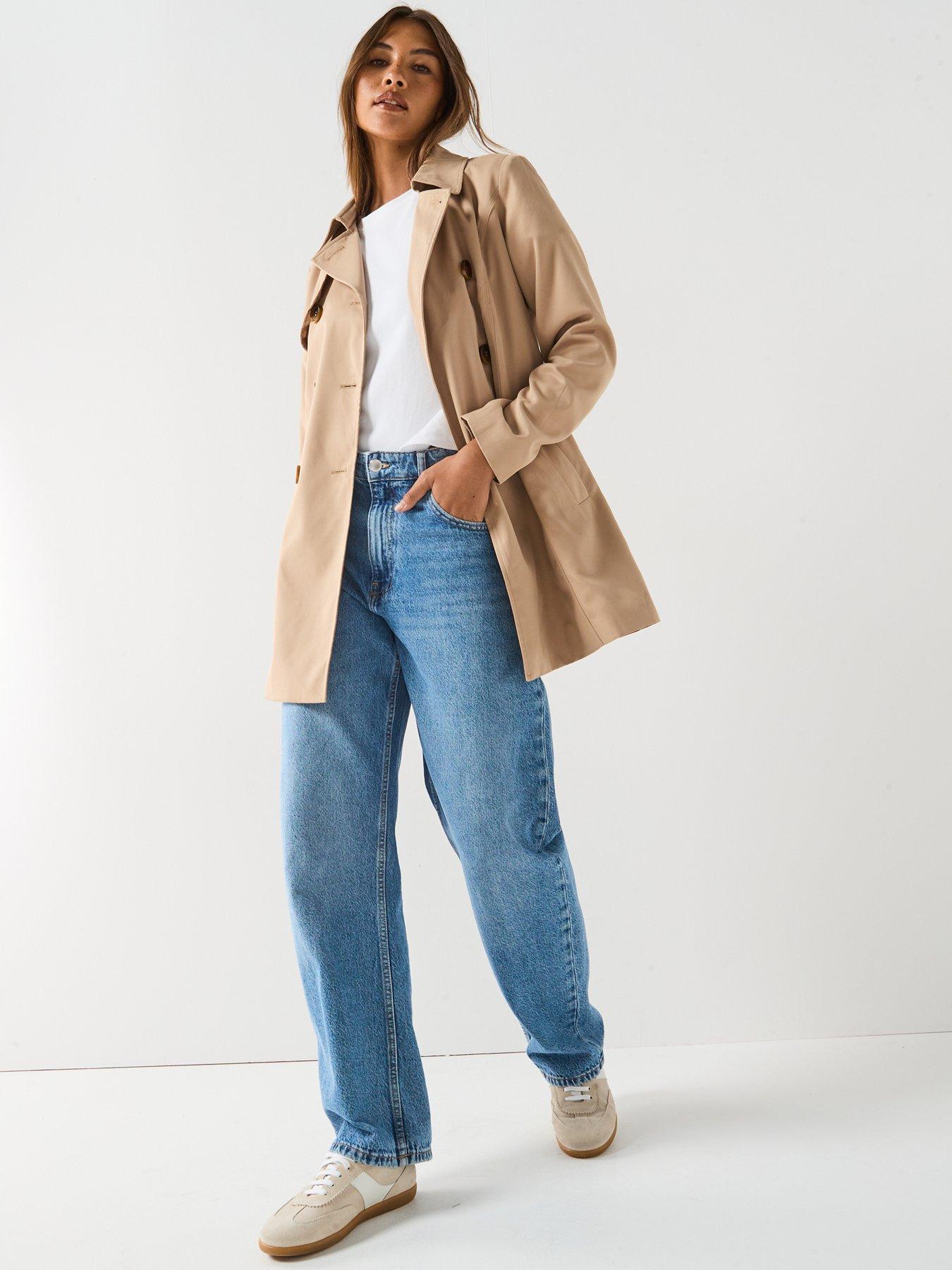 Image 3 of 6 of Only Onlvalerie Trenchcoat - Beige