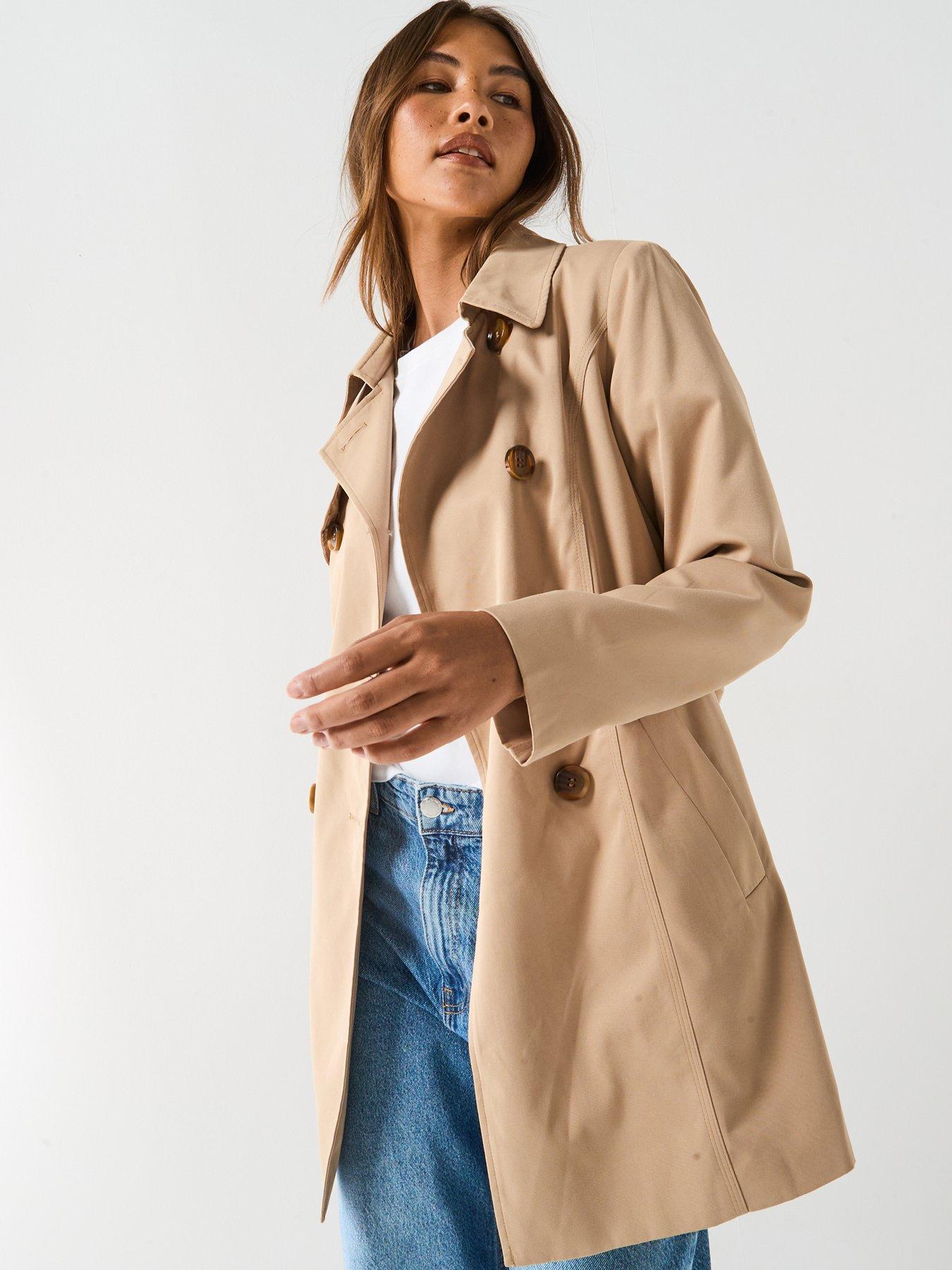 Image 5 of 6 of Only Onlvalerie Trenchcoat - Beige