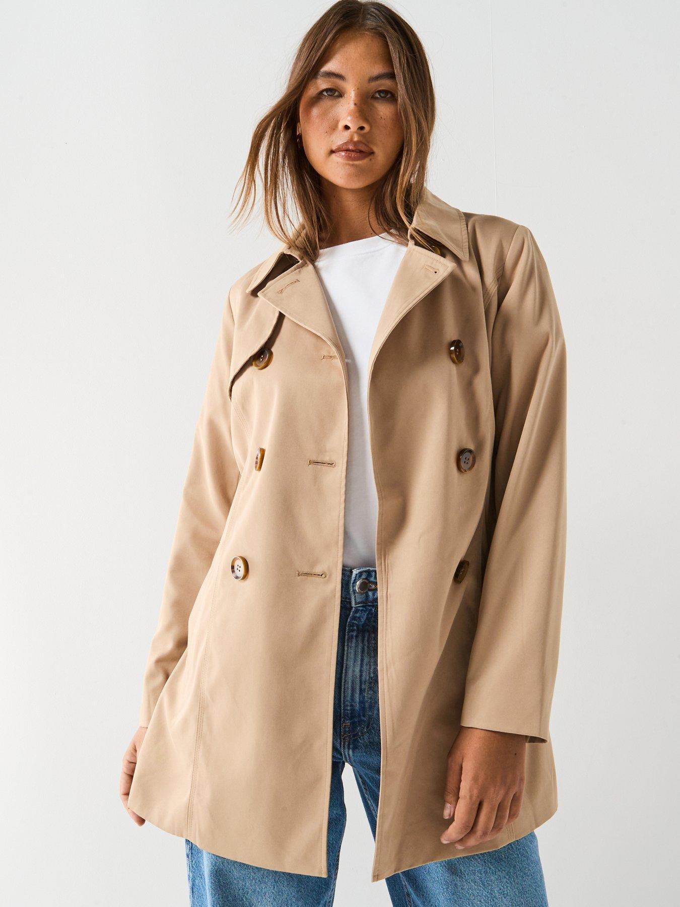 Image 6 of 6 of Only Onlvalerie Trenchcoat - Beige