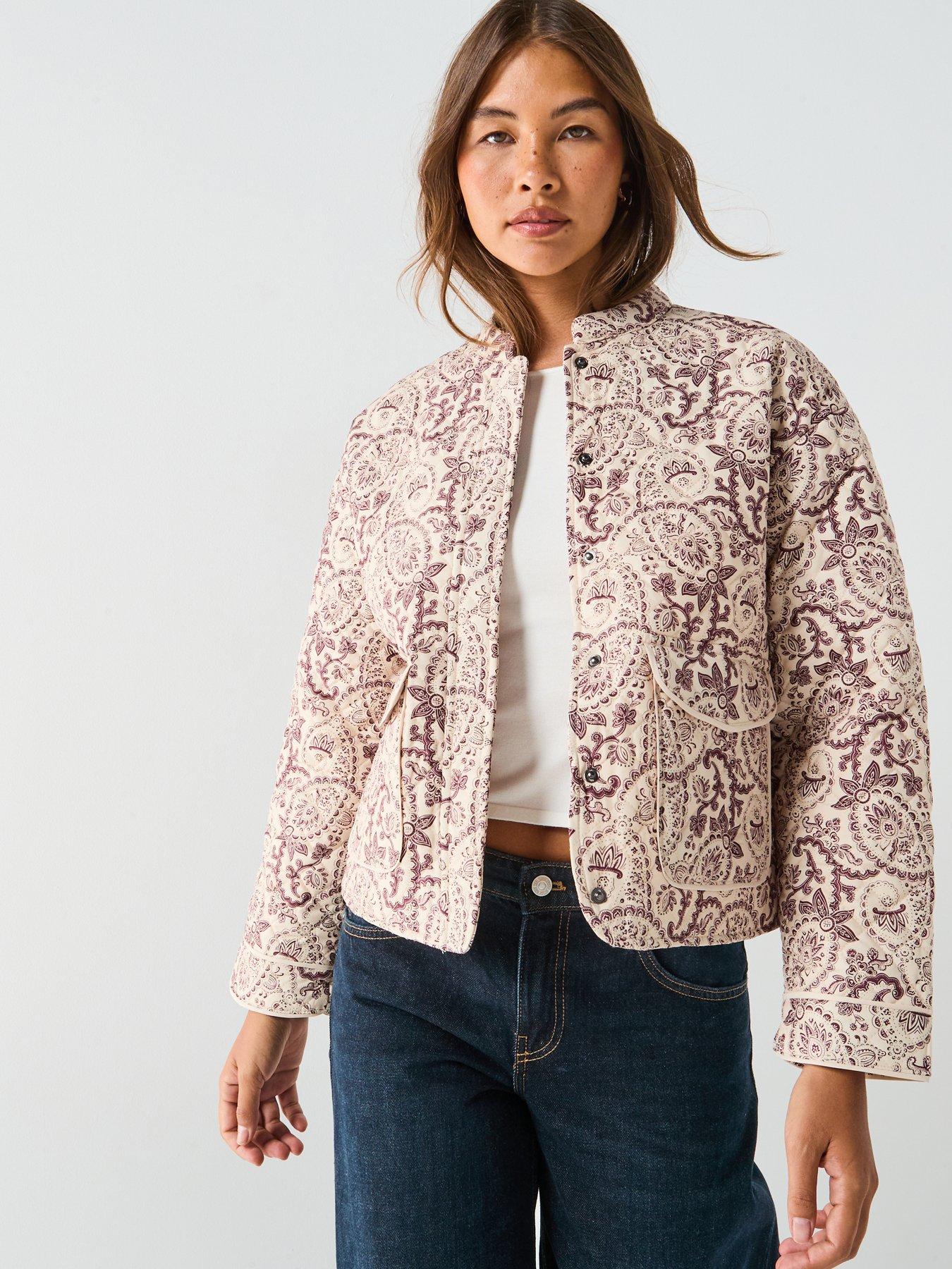 undefined Hallie Quilted Jacket - Multi