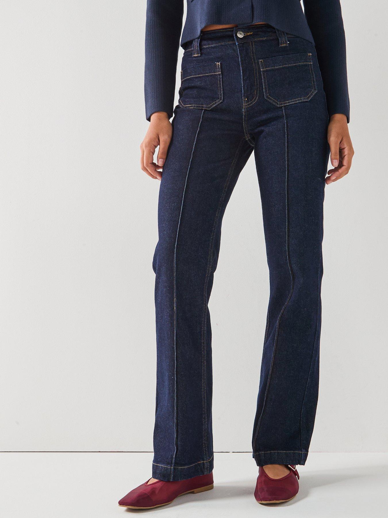 Only Onlemily Flared Jeans - Blue