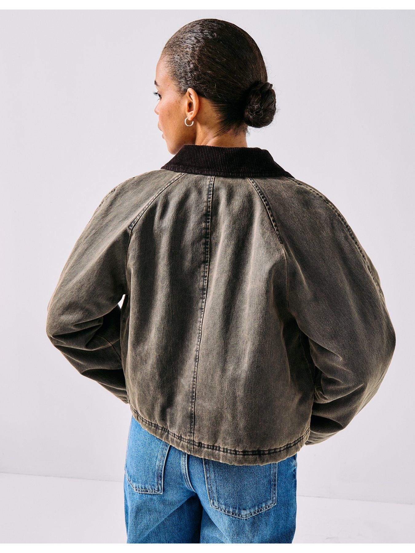 Image 2 of 6 of Only Onljanet Short Jacket - Brown
