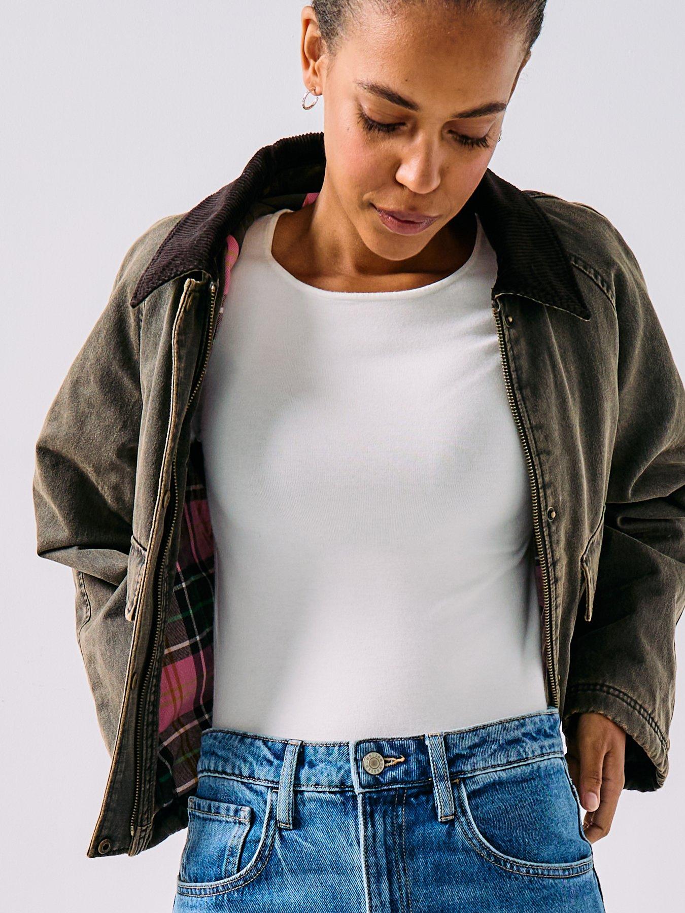 Image 6 of 6 of Only Onljanet Short Jacket - Brown