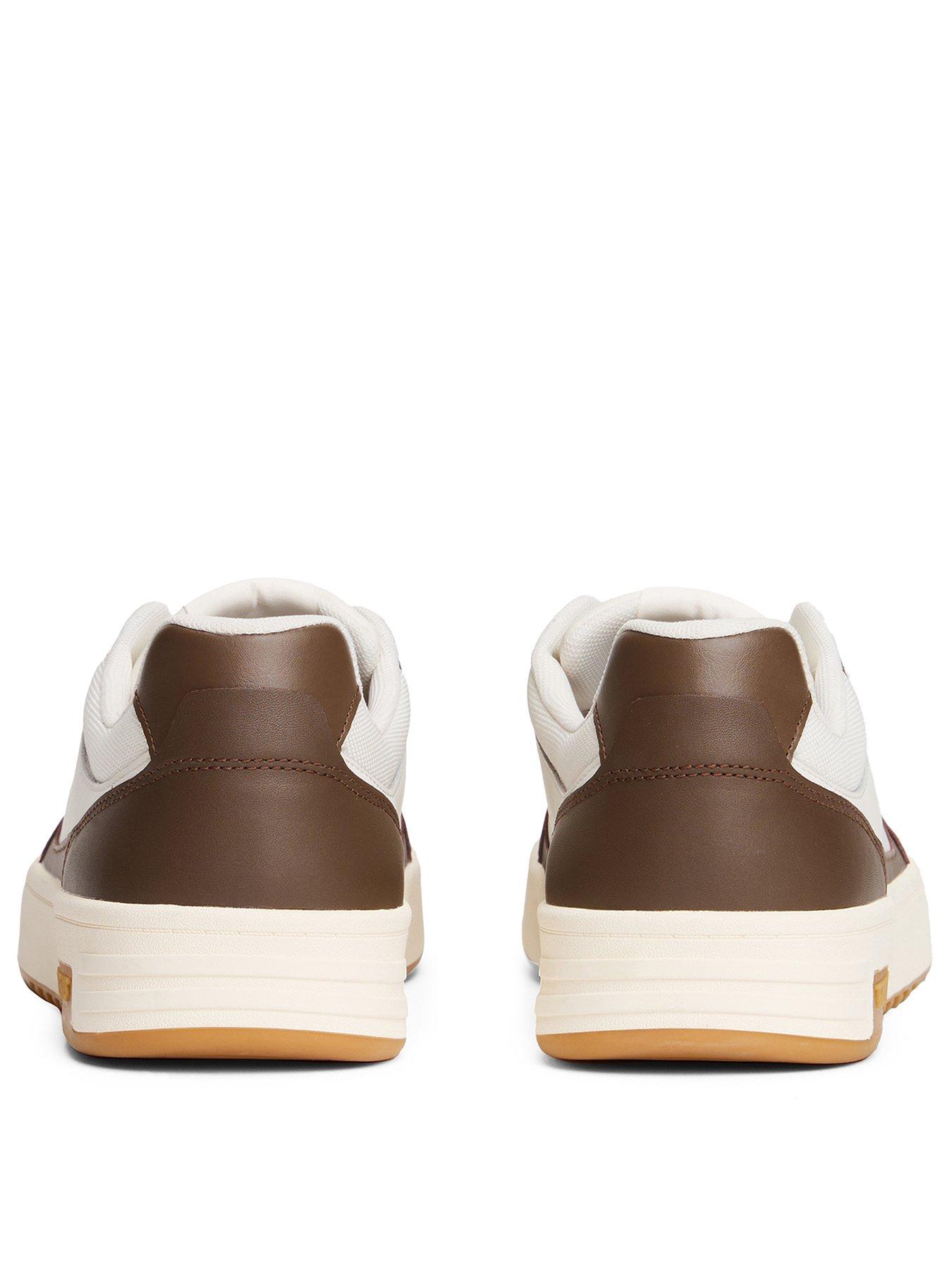  image of tommy-jeans-tjm-cupsole-leather-essential-trainers-white