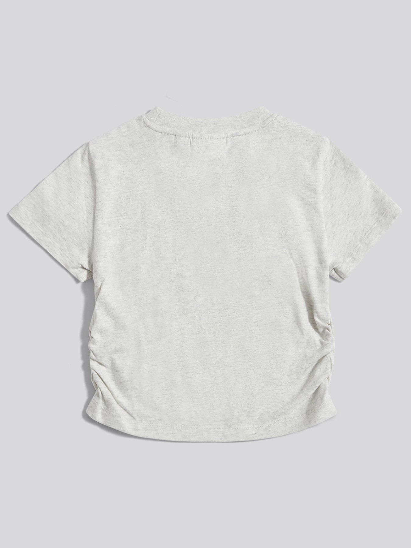 Image 2 of 3 of Juicy Couture Girls Slogan Short Sleeve T-Shirt - Grey