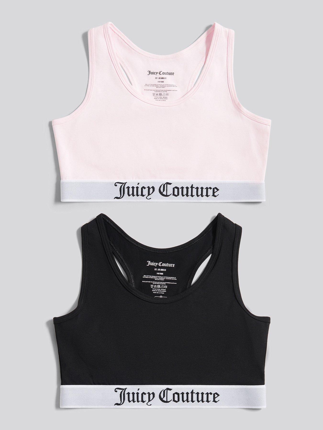 undefined Girls 2 Pack Crop Tops - Pink