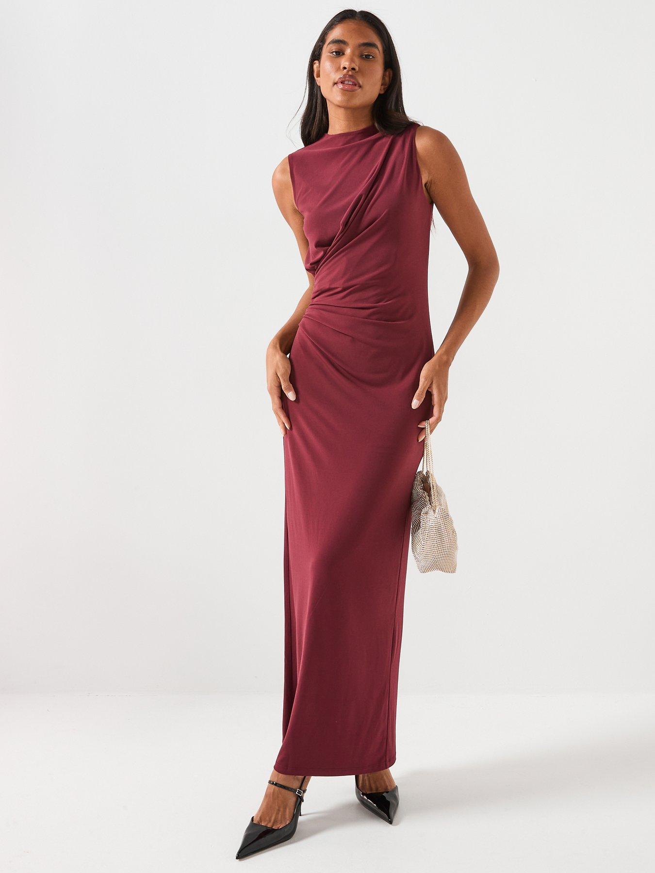  image of jdy-misty-maxi-dress-red