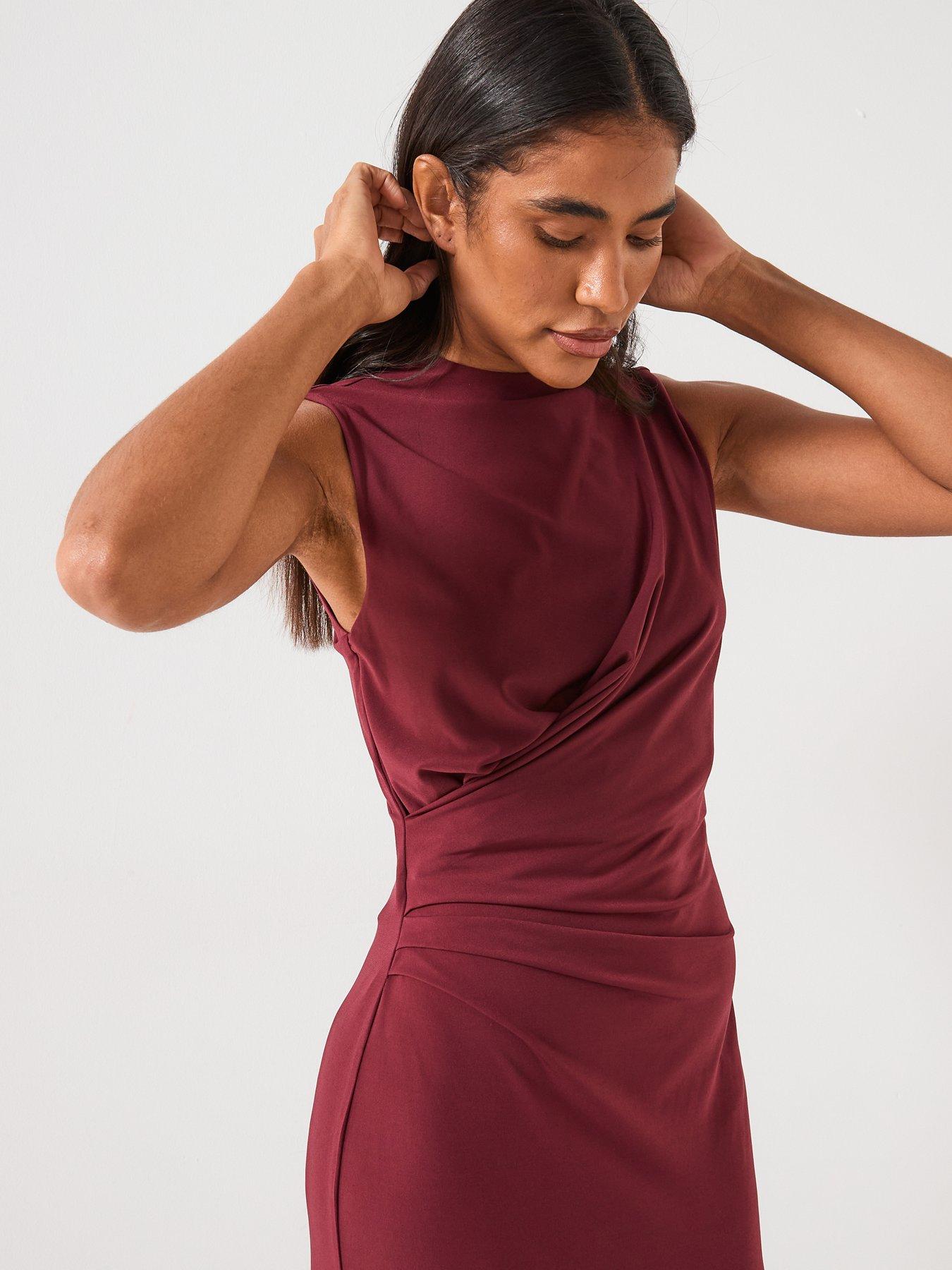  image of jdy-misty-maxi-dress-red