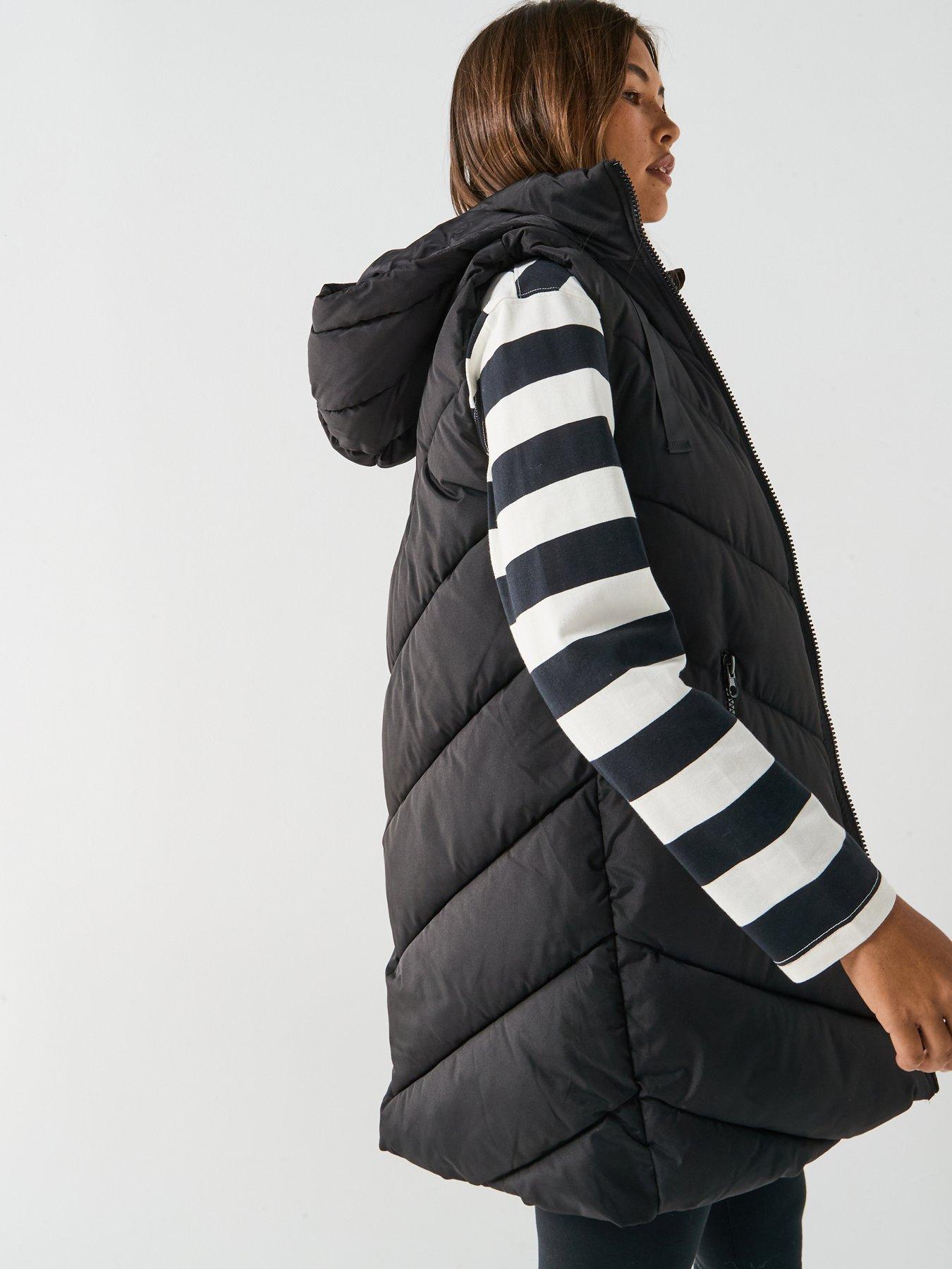 Image 5 of 5 of JDY Skylar Hooded Waistcoat &nbsp;- Black
