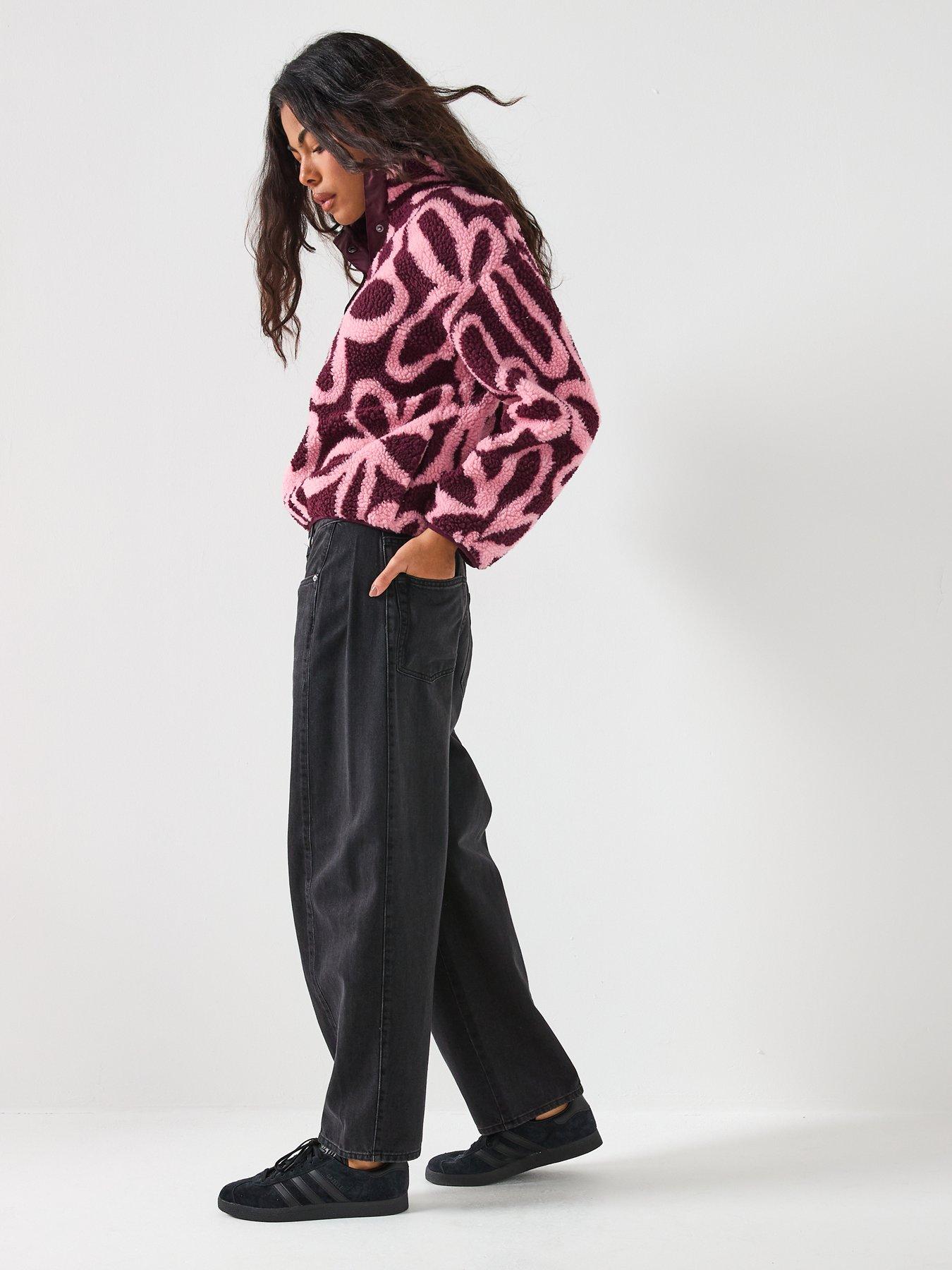 Image 5 of 6 of Only Onlchara High Waist Horseshoe Denim - Black