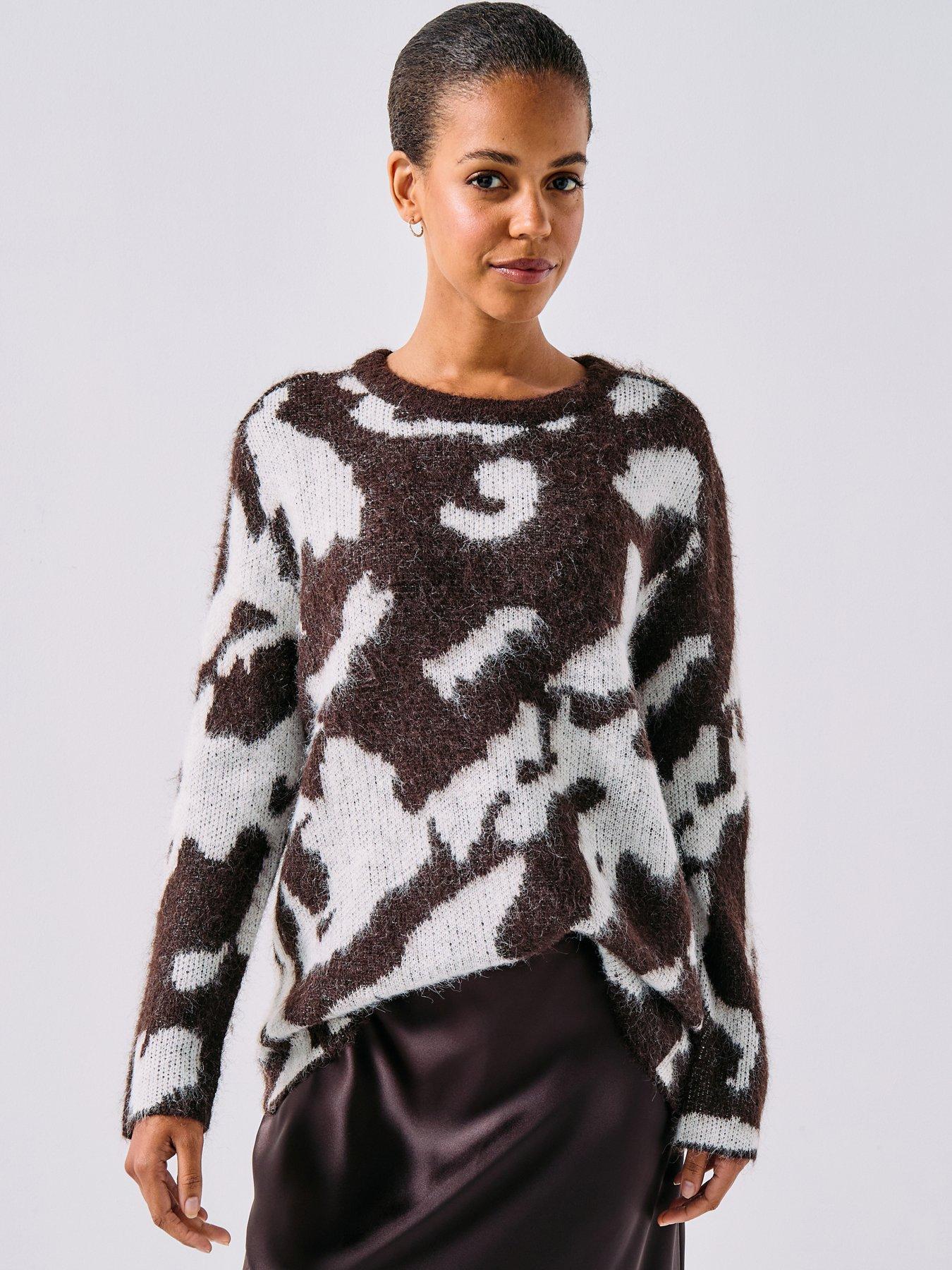  image of only-costa-long-sleeve-o-neck-knitted-pullover-black