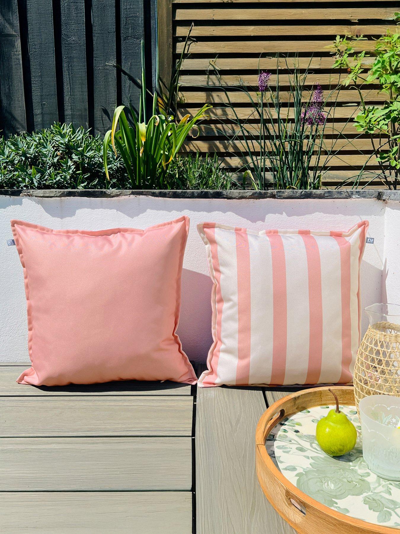 rucomfy Indoor/outdoor Striped Cushion