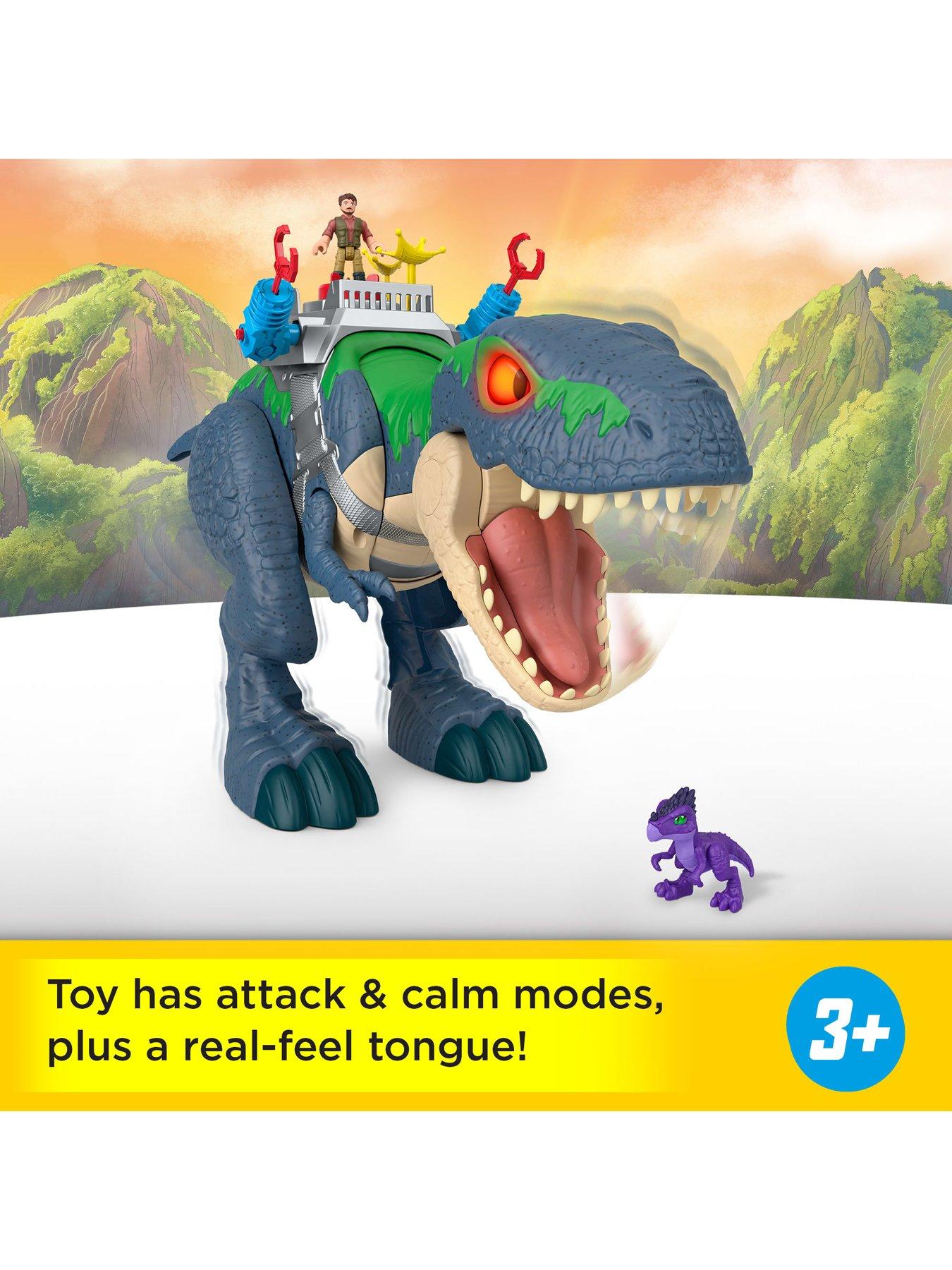 Image 2 of 7 of Imaginext Jurassic World Saga Chomp &amp; Eat T-Rex