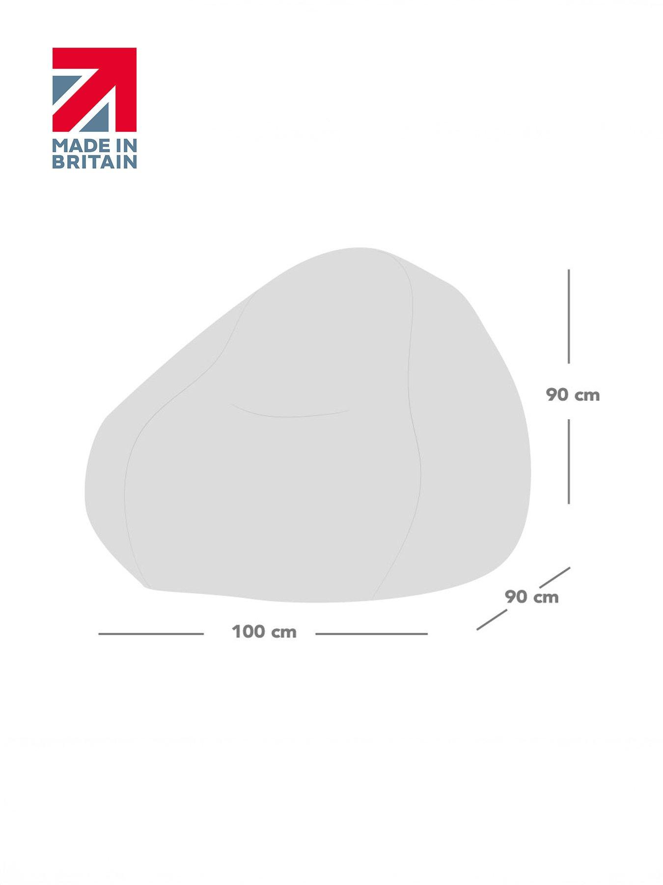 Image 4 of 4 of rucomfy Indoor/Outdoor Adult Slouchbag Beanbag