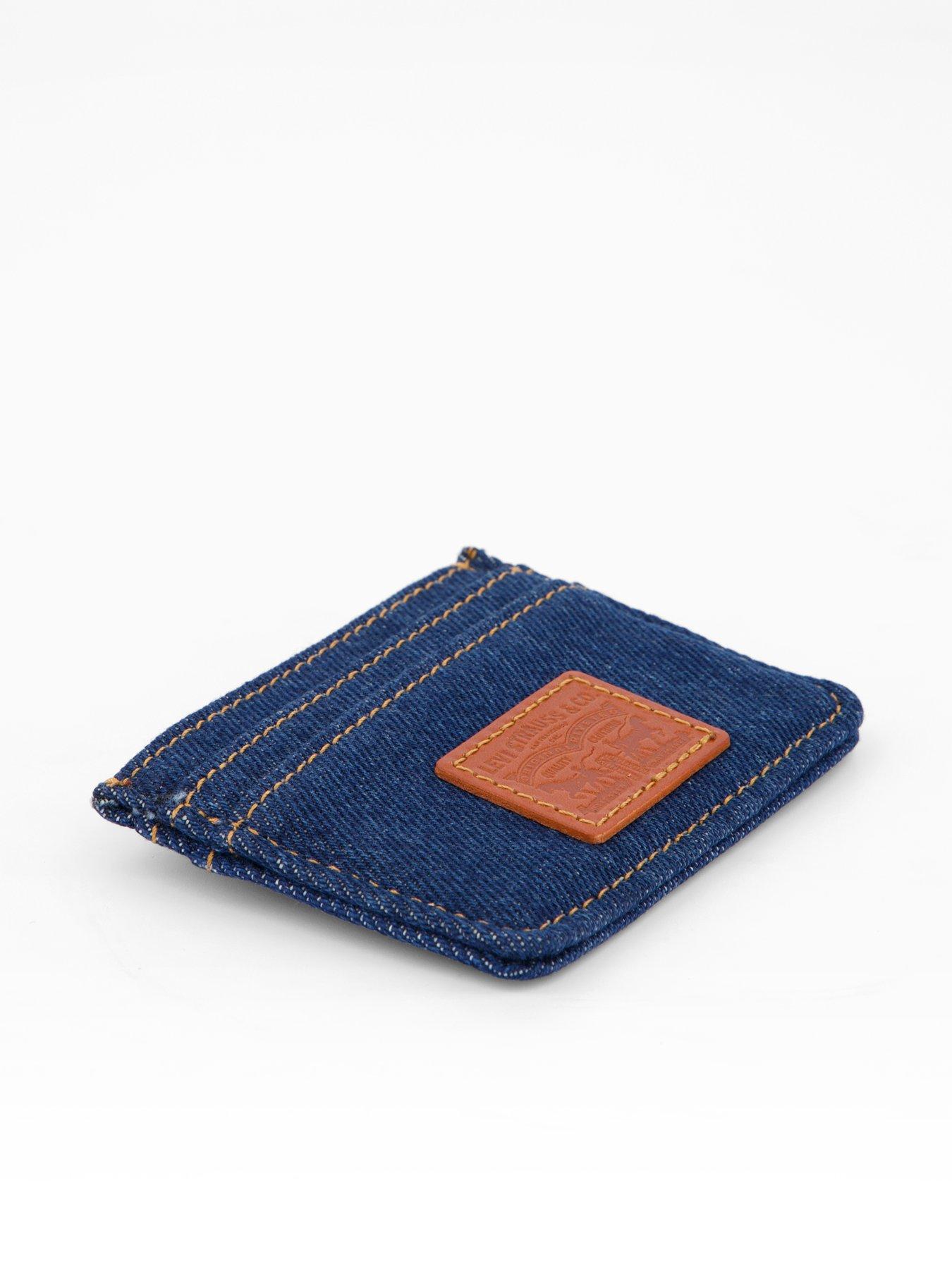  image of levis-denim-card-holder-dark-blue