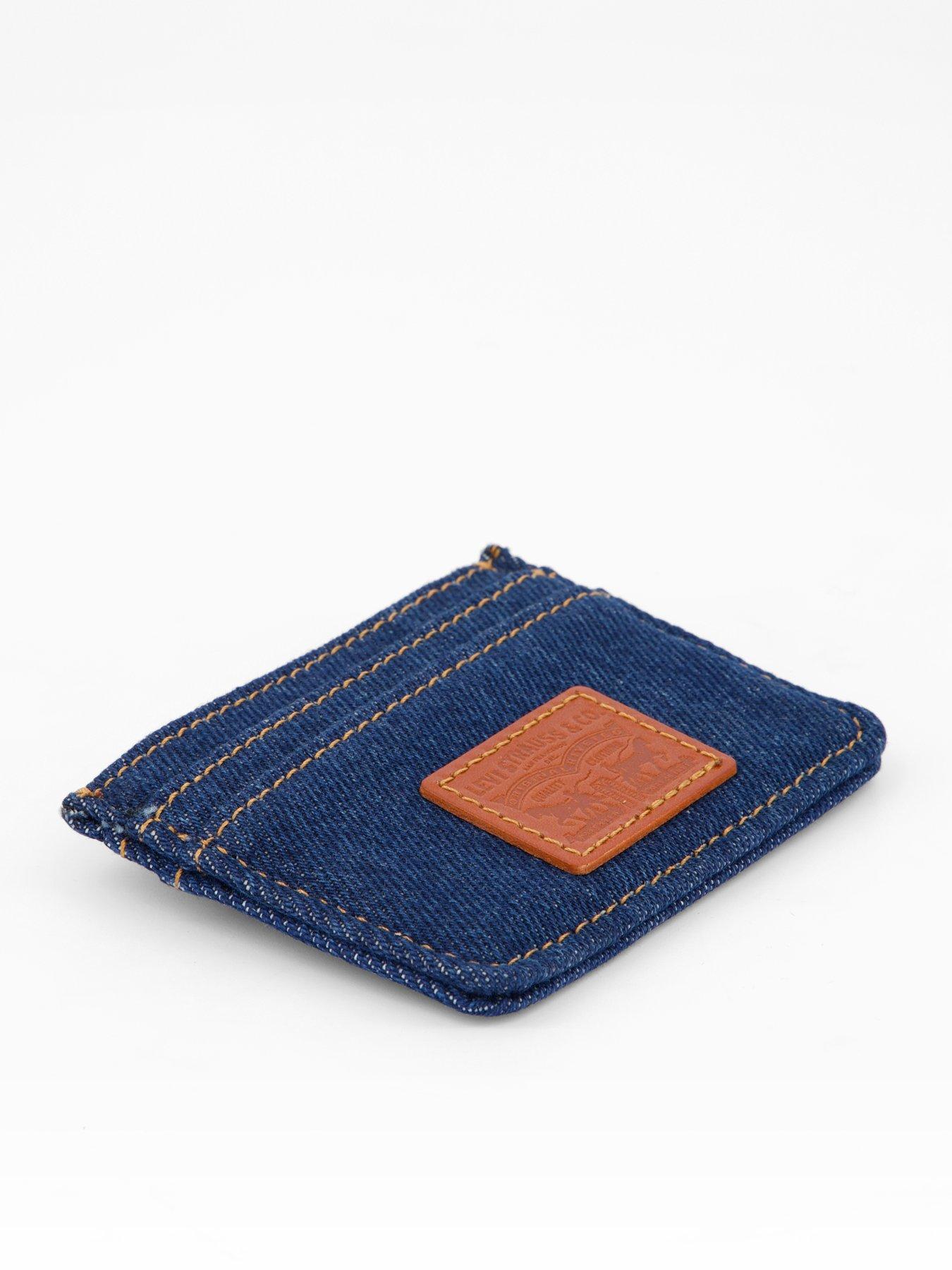  image of levis-denim-card-holder-dark-blue