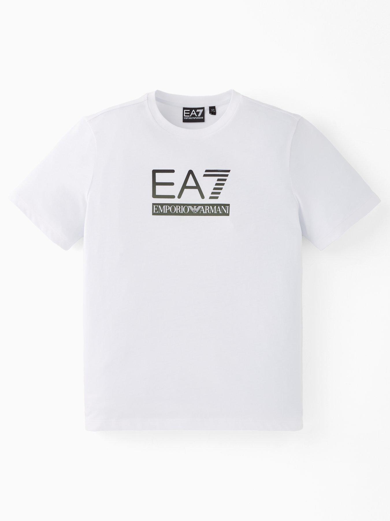 undefined Boys Train Visibility Short Sleeve T-Shirt - White