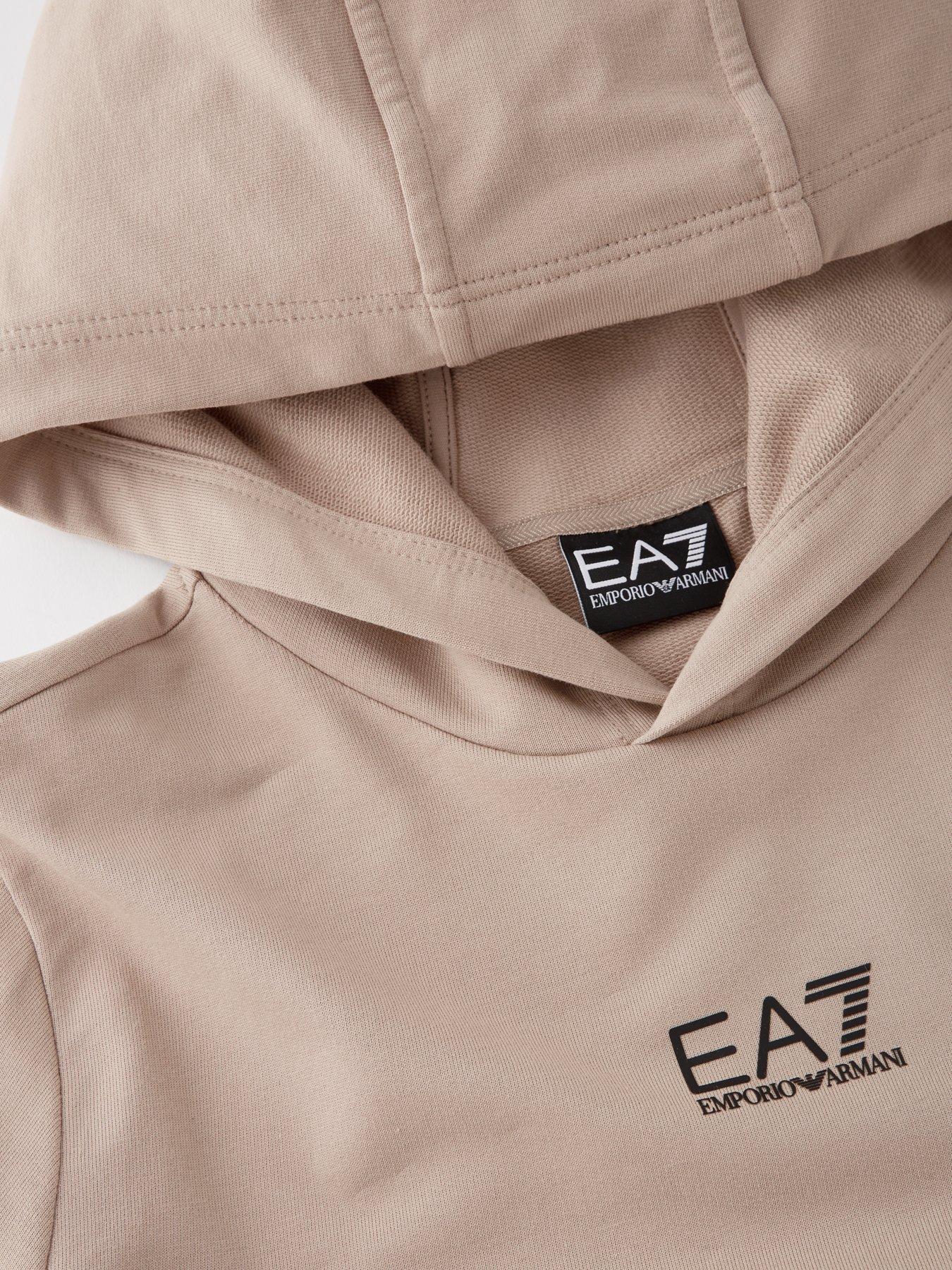 Image 3 of 4 of EA7 Emporio Armani Boys Train Core Id Hoodie - Beige