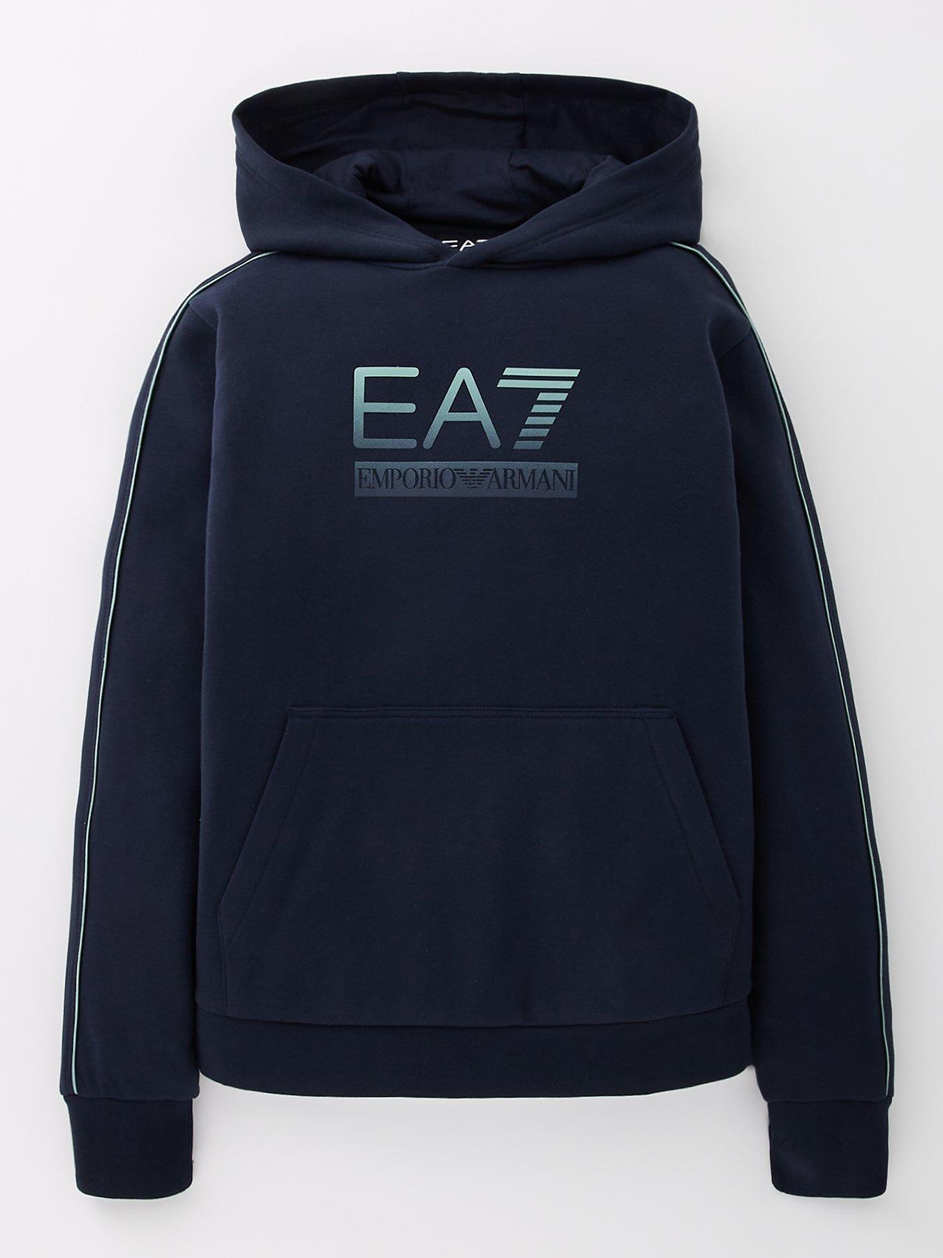 undefined Boys Train Visibility Hoodie - Navy