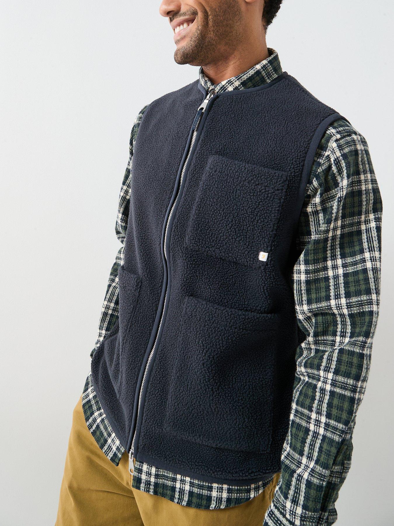 Image 6 of 6 of Farah F Tab Abbott Fleece Gilet