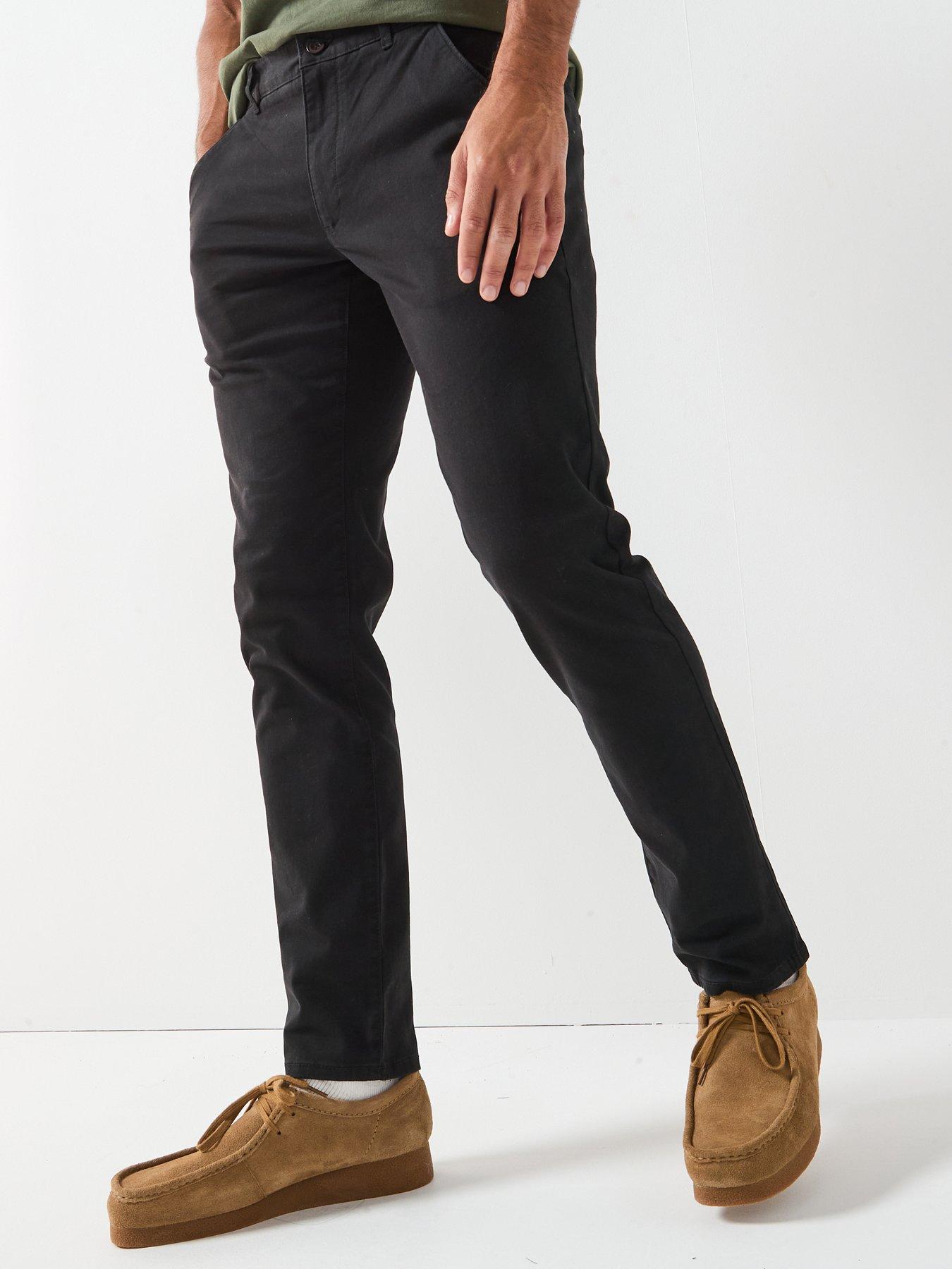 Image 1 of 5 of Farah Elm Twill Slim Fit Chinos
