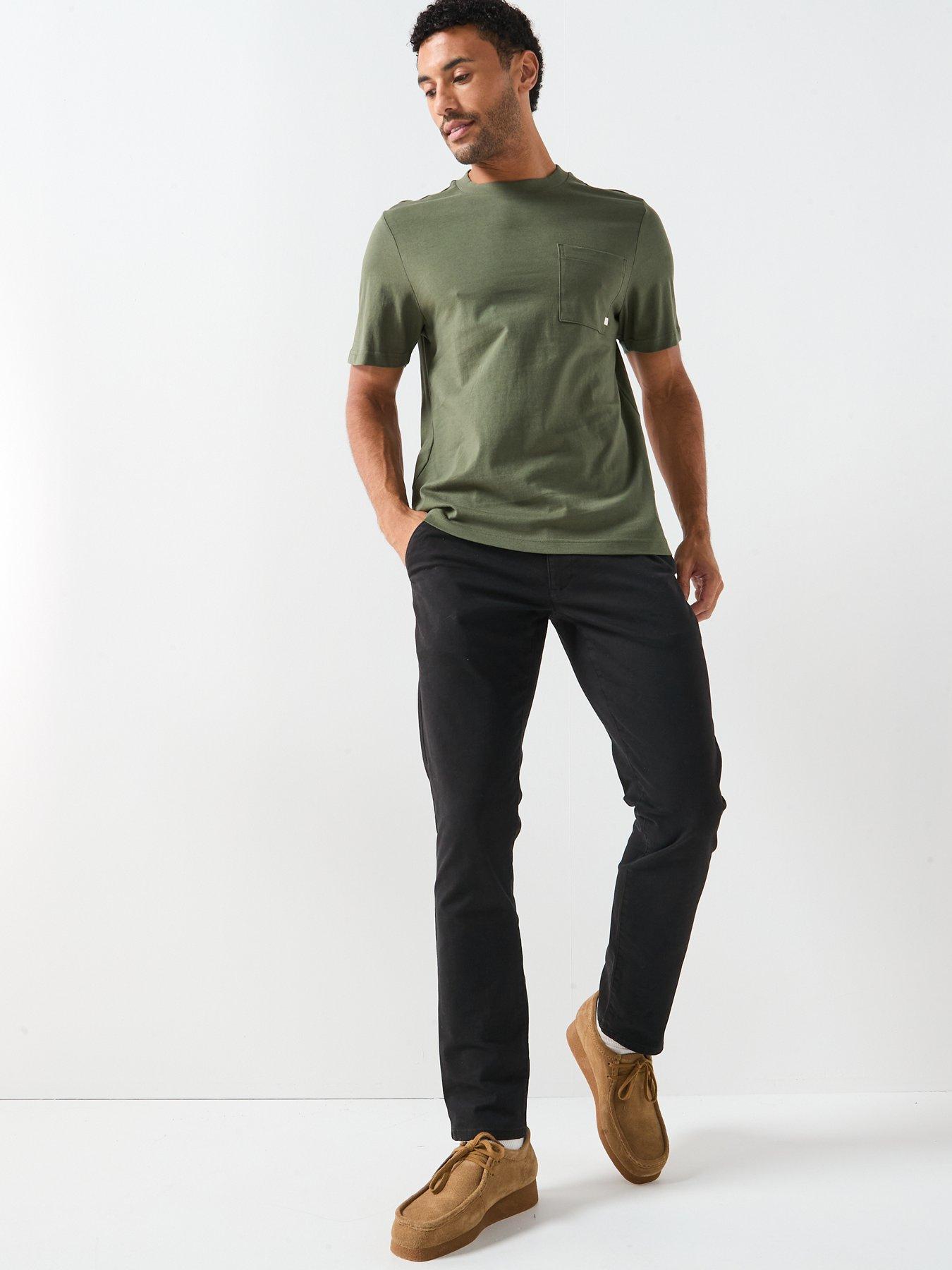 Image 5 of 5 of Farah Elm Twill Slim Fit Chinos
