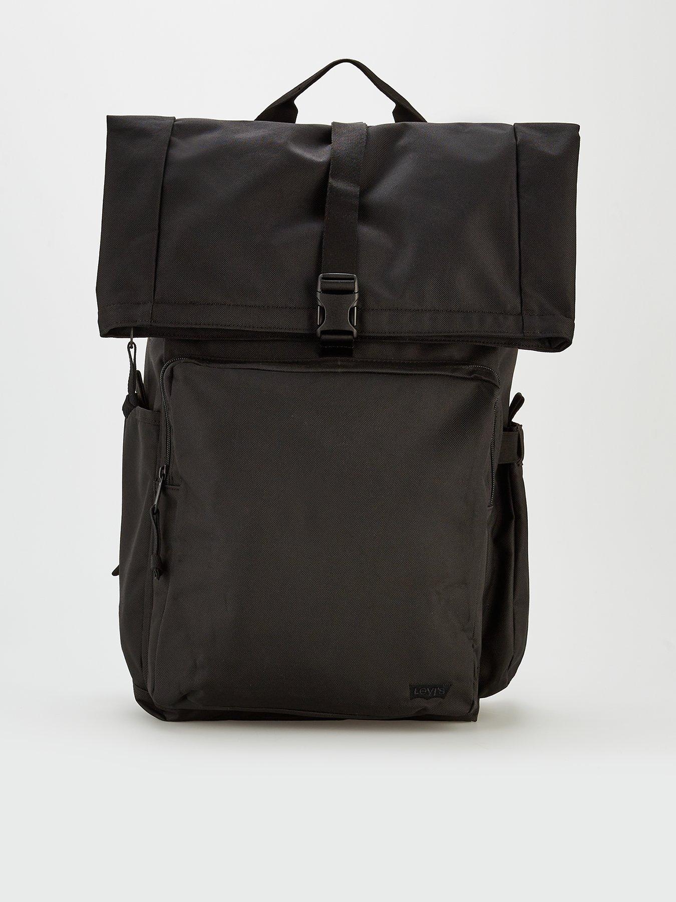 undefined Roll Top Backpack - Black