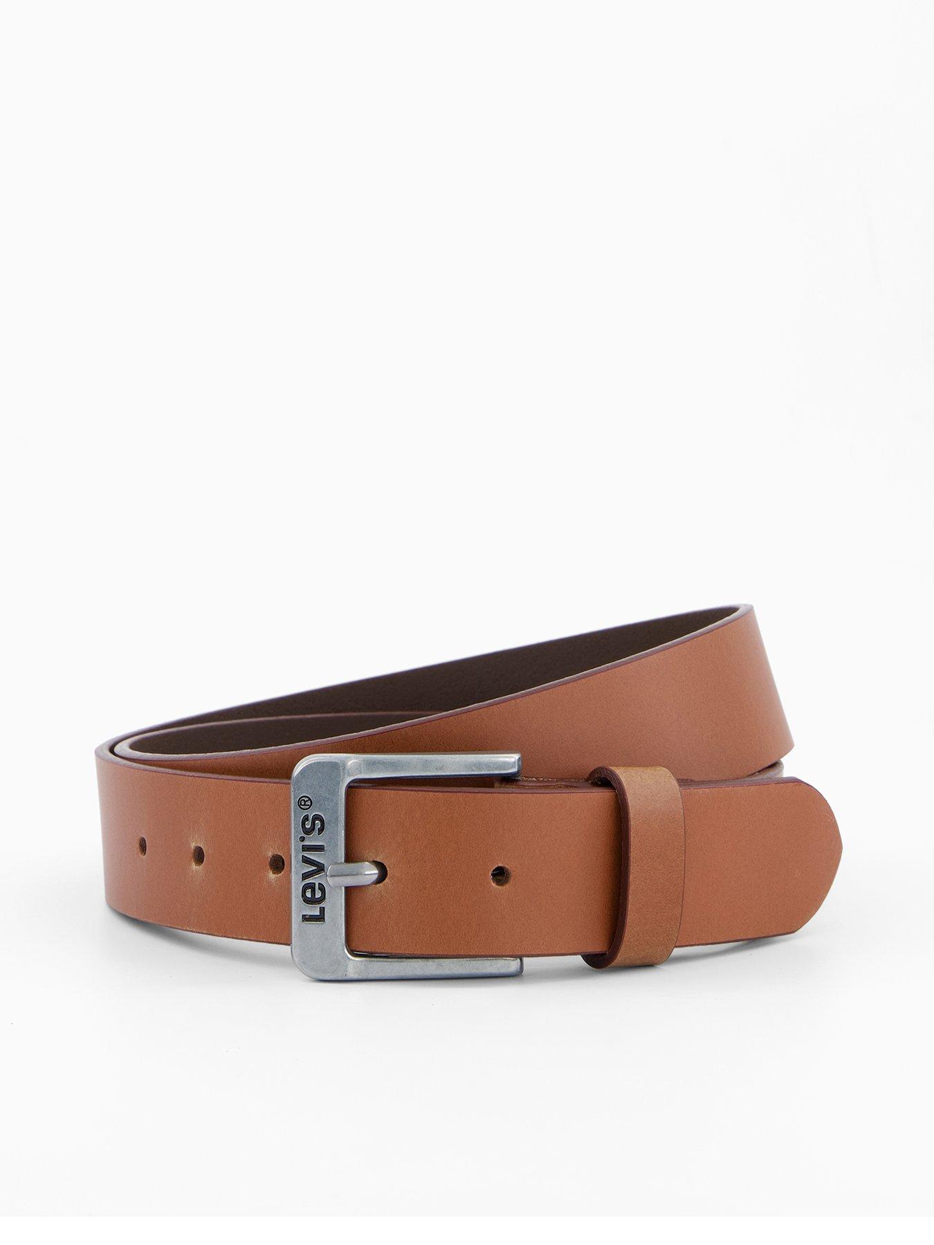 Image 1 of 4 of Levi's Lm Legacy Leather Belt - Brown