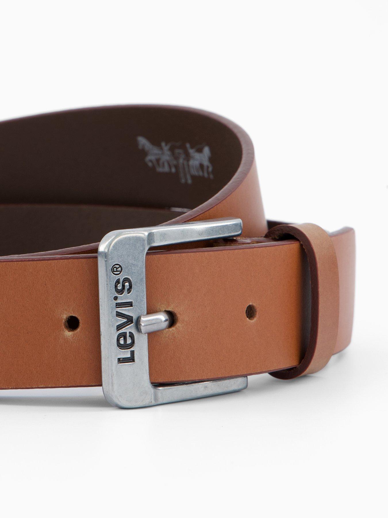 Image 2 of 4 of Levi's Lm Legacy Leather Belt - Brown