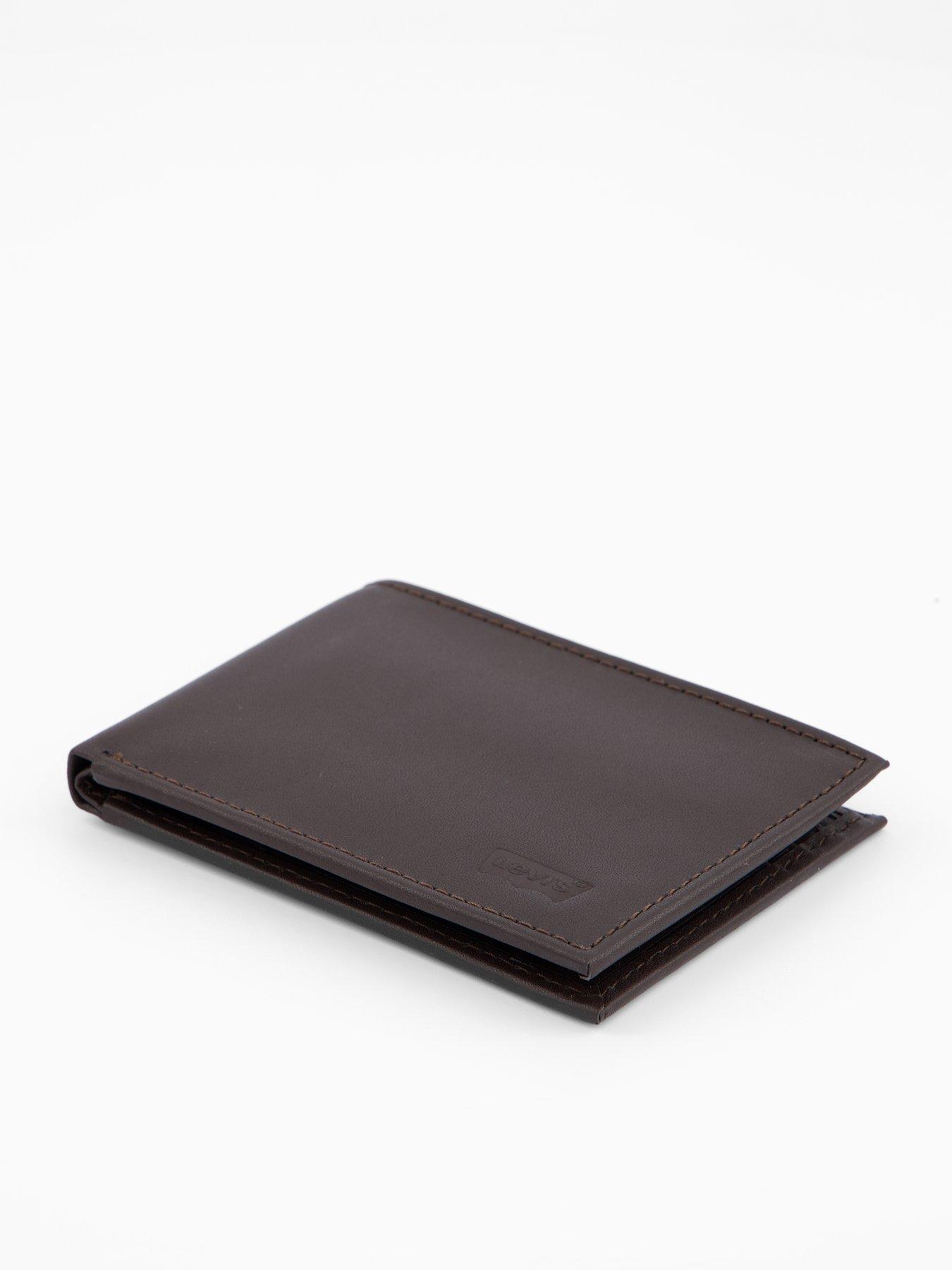 Image 3 of 4 of Levi's Batwing Bidfold Leather Wallet - Brown
