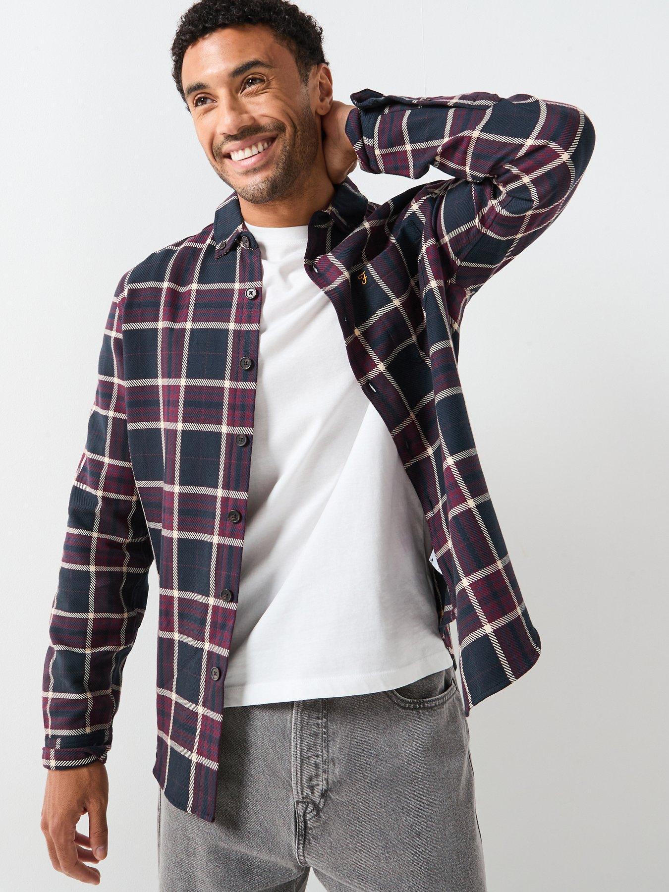 Farah Farah Christian Check Relaxed Fit Shirt