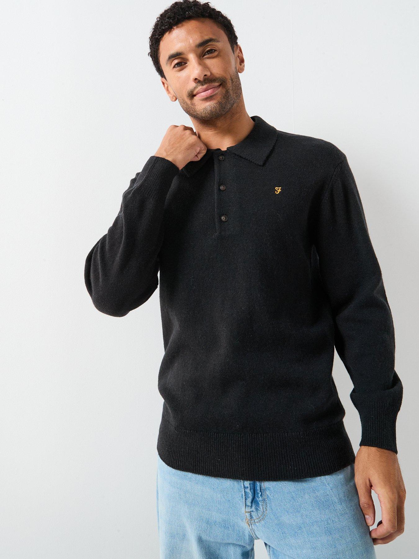 farah-matson-lambswool-knitted-polo-shirt-black