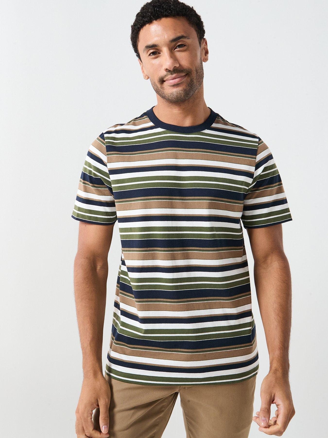undefined Farah F Tab Weir Stripe T-shirt