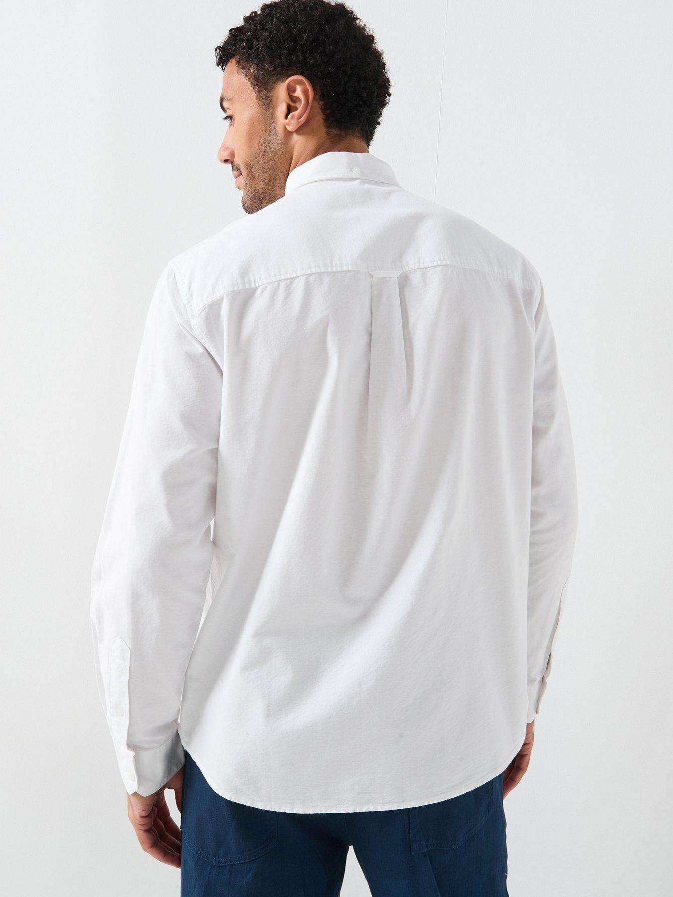 Image 2 of 6 of Farah Farah F Tab Brewer Boxy Long Sleeve Shirt