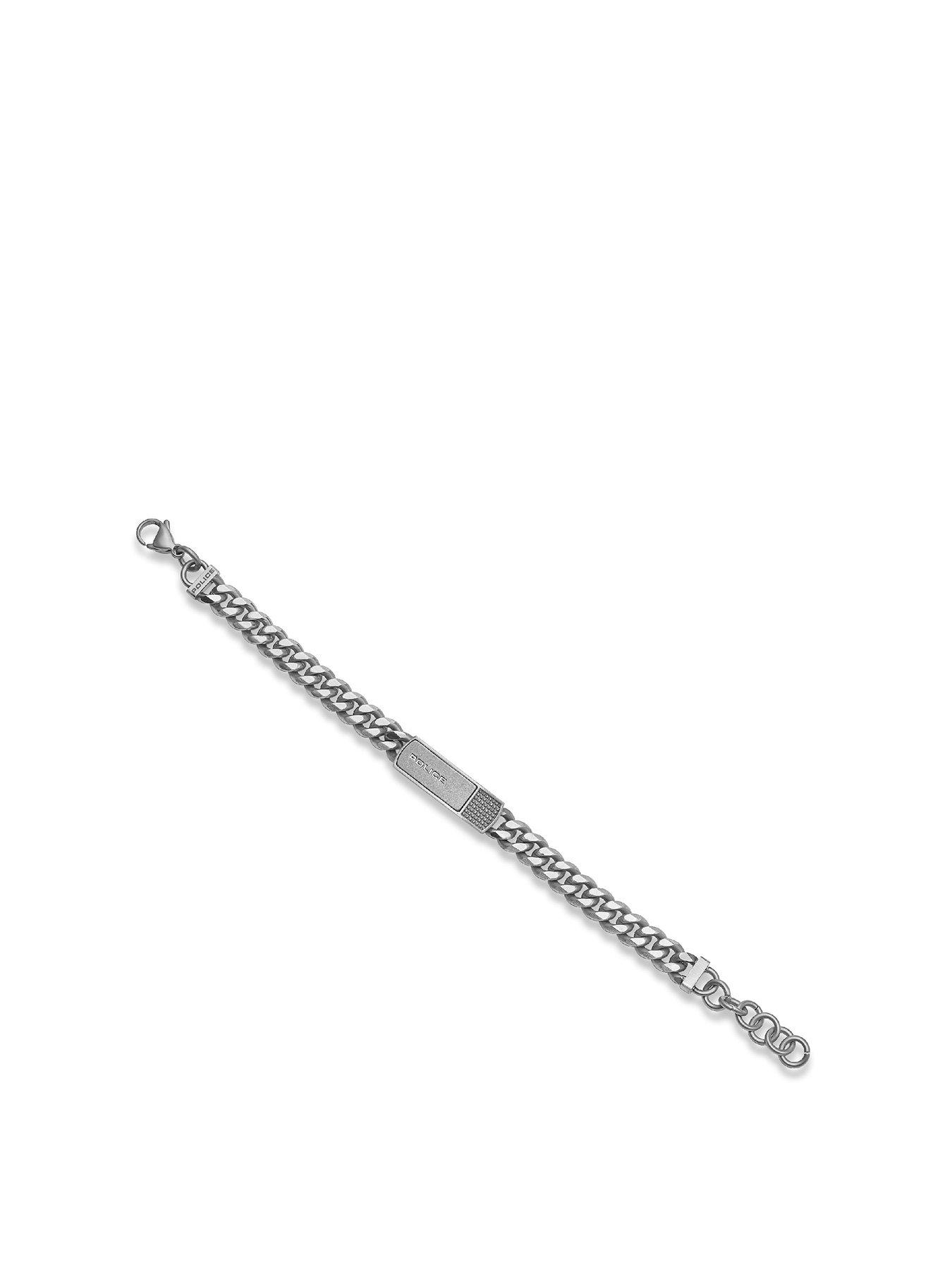 undefined Identity Stainless Steel Cahin Bracelet