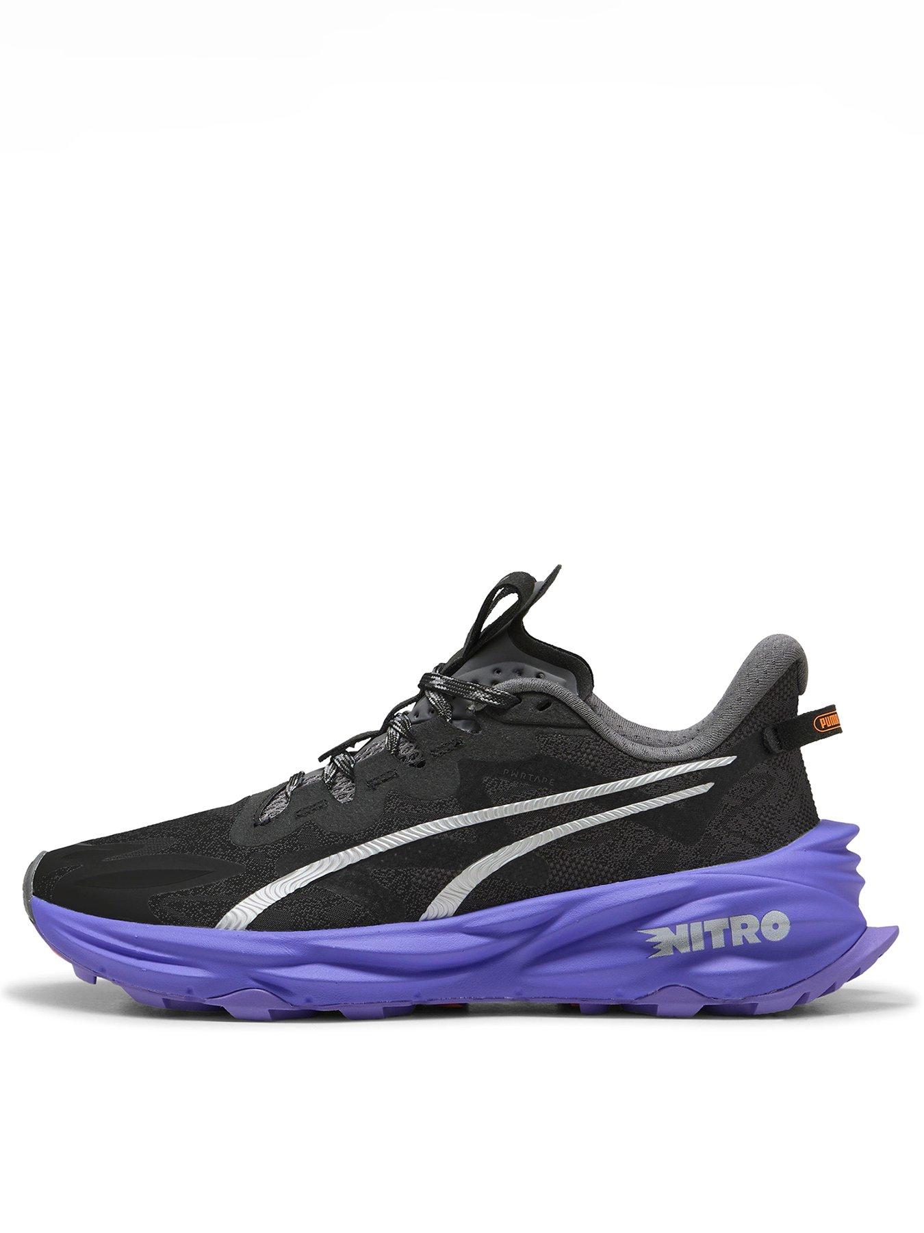 Image 1 of 6 of Puma Womens Running Fast-Trac Nitro 3 Trainers - Black