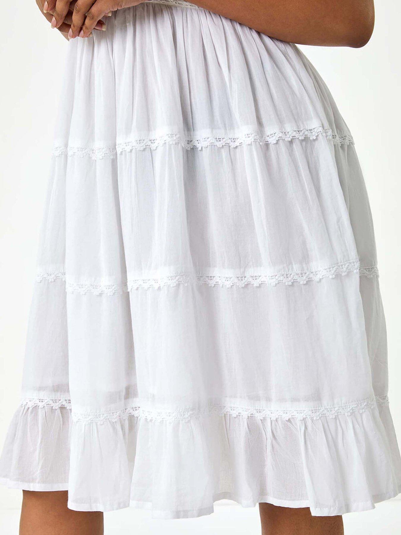  image of roman-petite-embroidered-lace-trim-dress-white