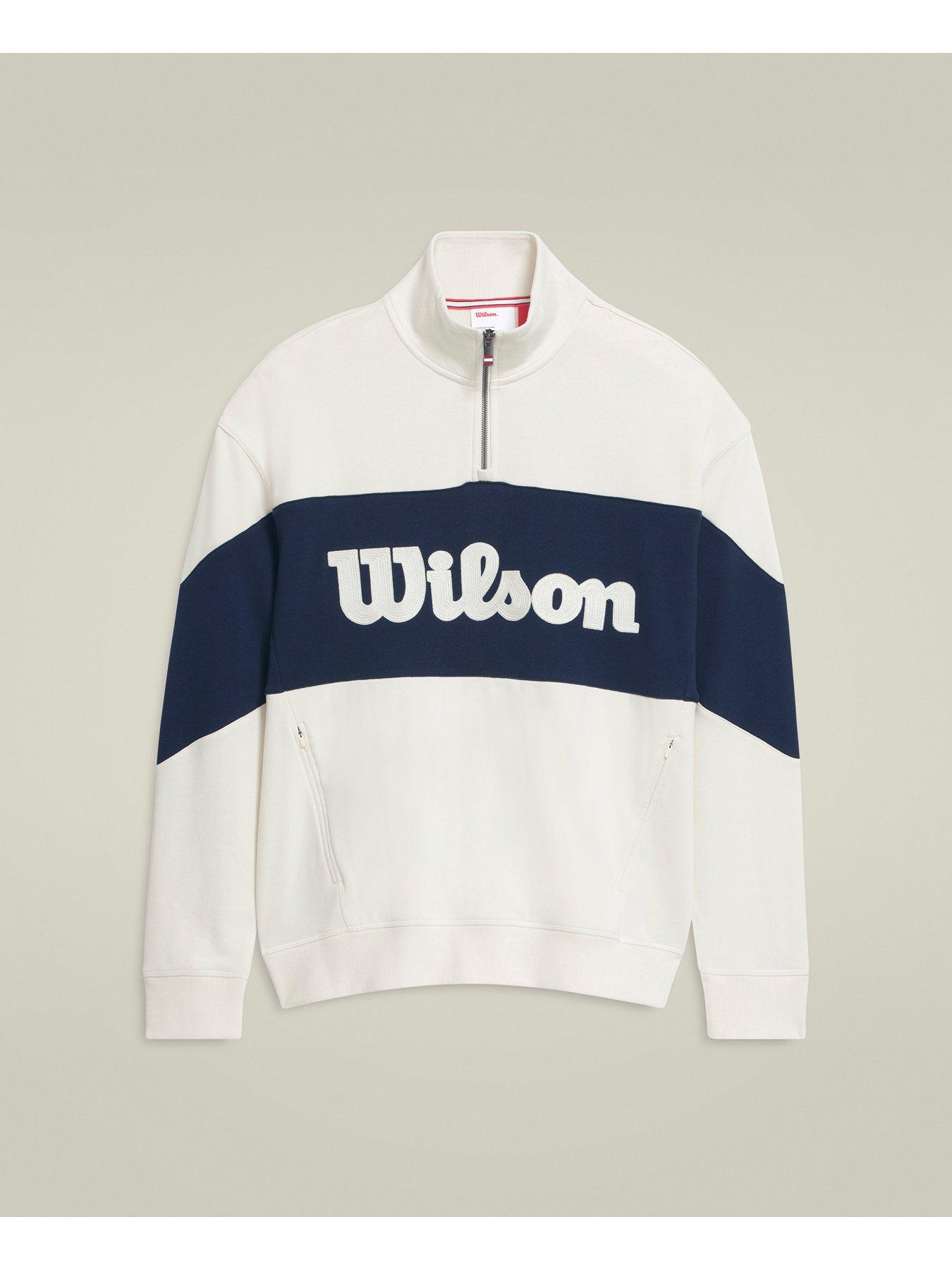 undefined Mens Tennis Parkside Half Zip - Beige