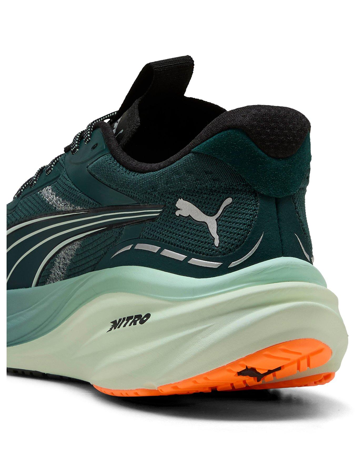  image of puma-mens-running-magnify-nitro-3-trainers--green-terrain